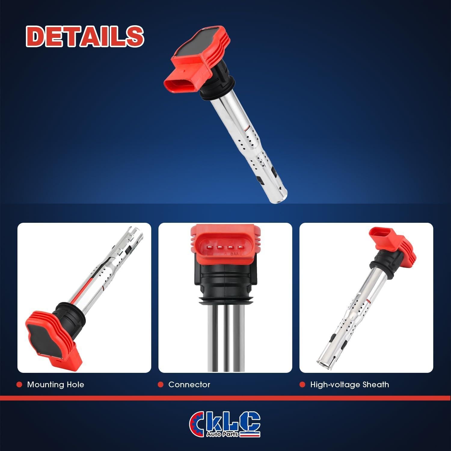 Bobinas de Encendido KLC para Audi y Volkswagen 2.0T 2.5L