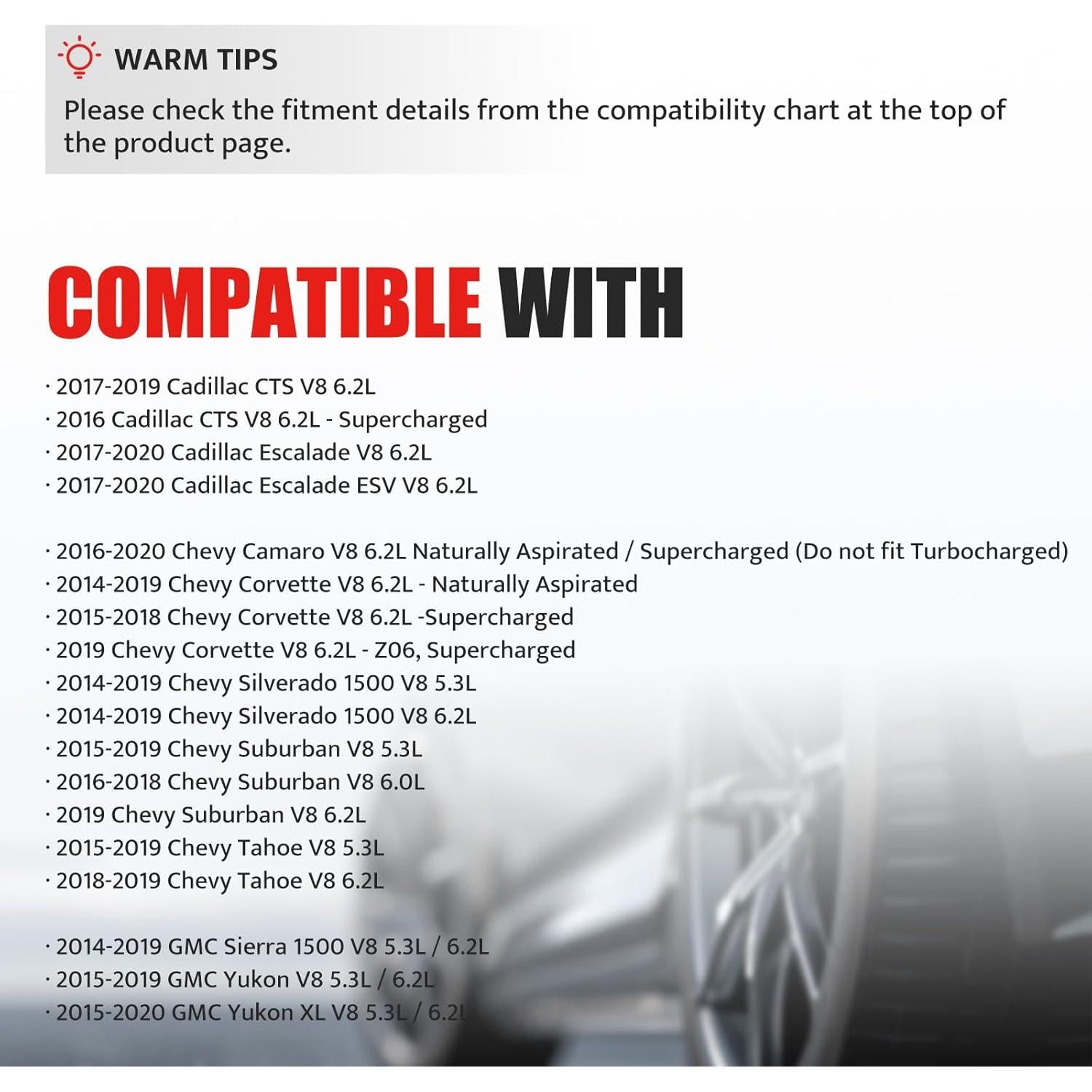 Kit de Bobinas de Encendido y Bujías NPAUTO UF742 para V8 5.3L/6.2L