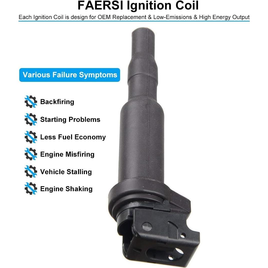 Bobina de Encendido FAERSI para BMW 1 3 5 6 7 X3 X5 Z4