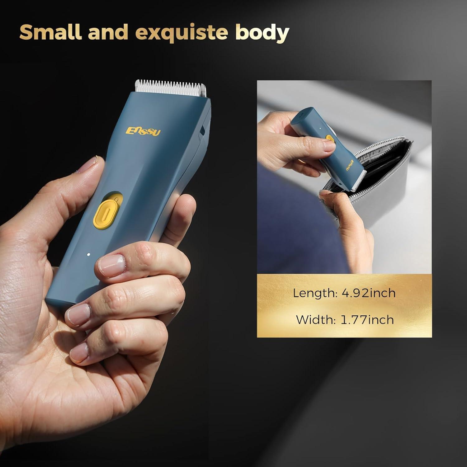 Cortadora de Cabello ENSSU Inalámbrica Impermeable Azul