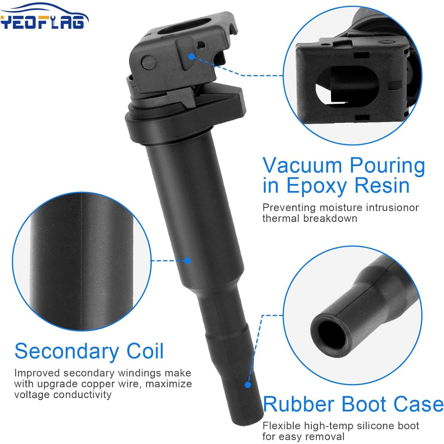 Paquete de Bobinas de Encendido Yeoflagtrade UF592 para BMW
