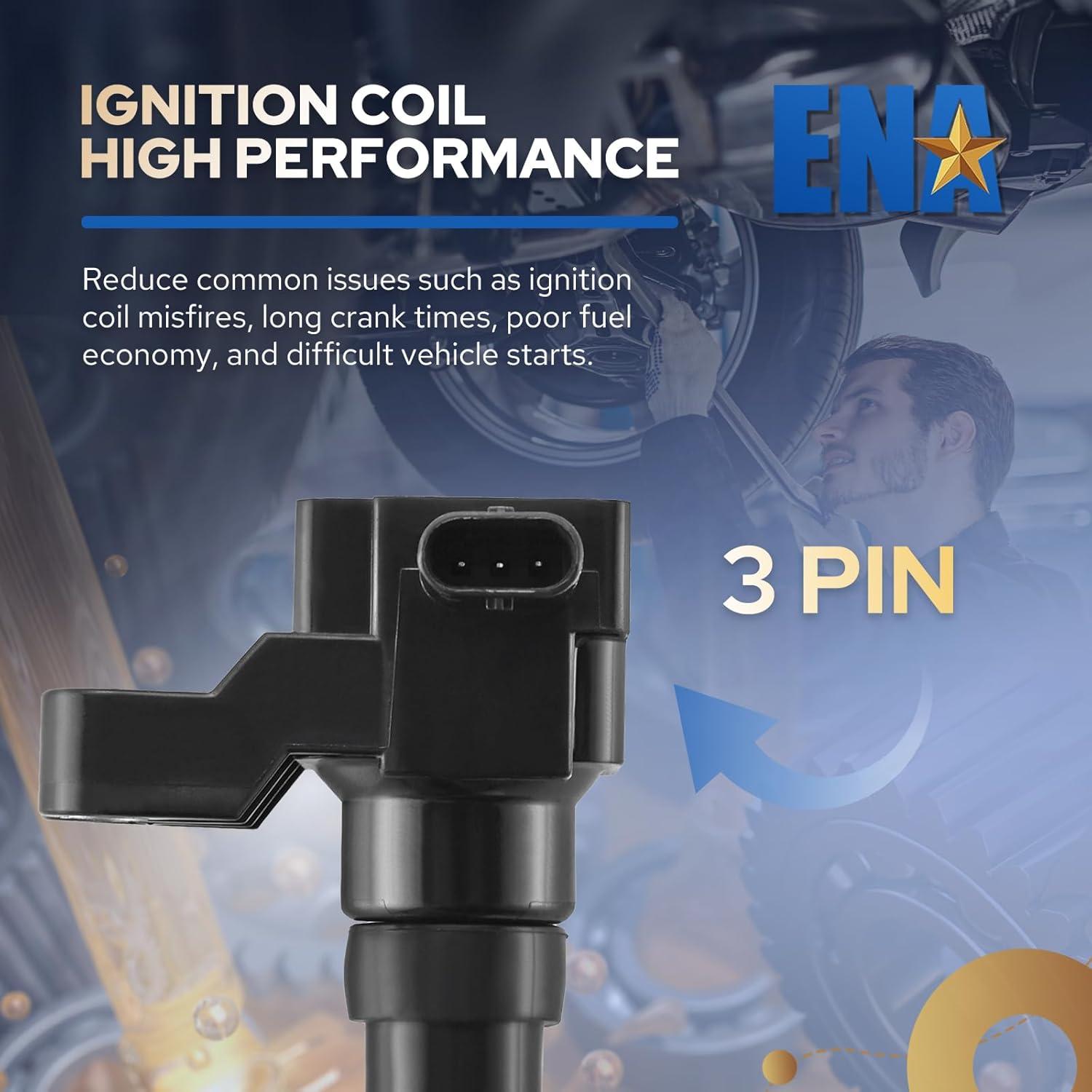 Bobinas de Encendido ENA UF736 Juego de 3 para Ford 1.0L 1.5L