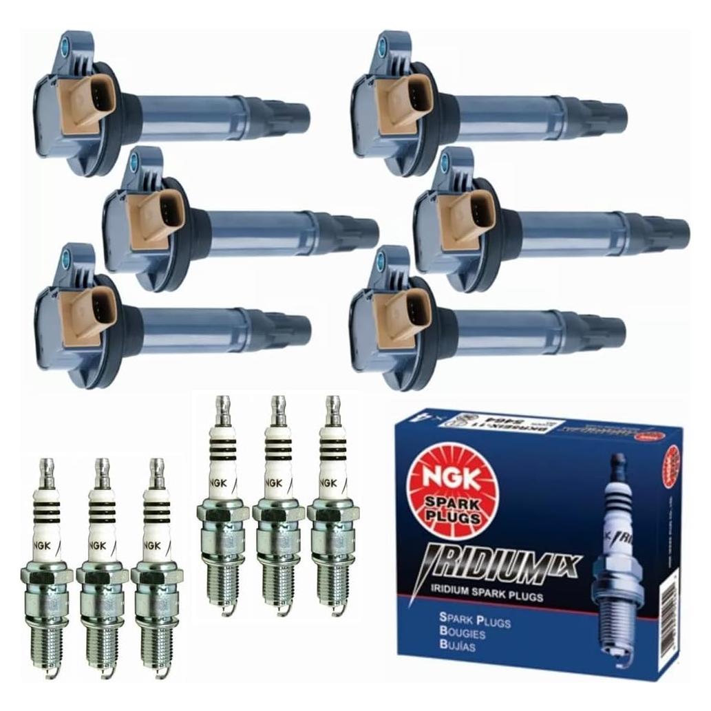 Juego de 6 Bobinas de Encendido NGK Yoshi Motors para Ford 3.5L