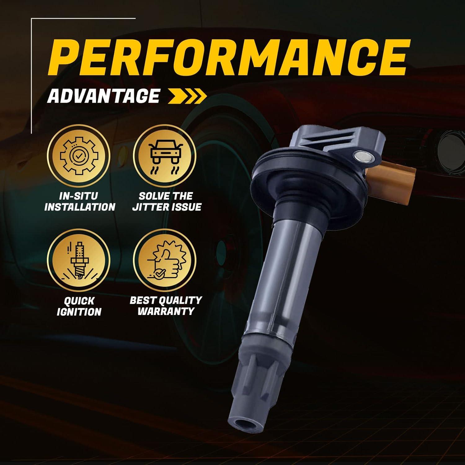 Juego de 6 Bobinas de Encendido NGK Yoshi Motors para Ford 3.5L