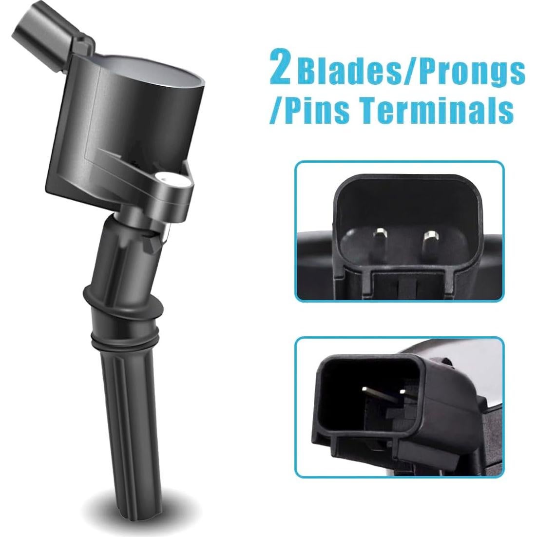 Juego de 10 Bobinas de Encendido MAS DG508 y Bujías SP479 para Ford