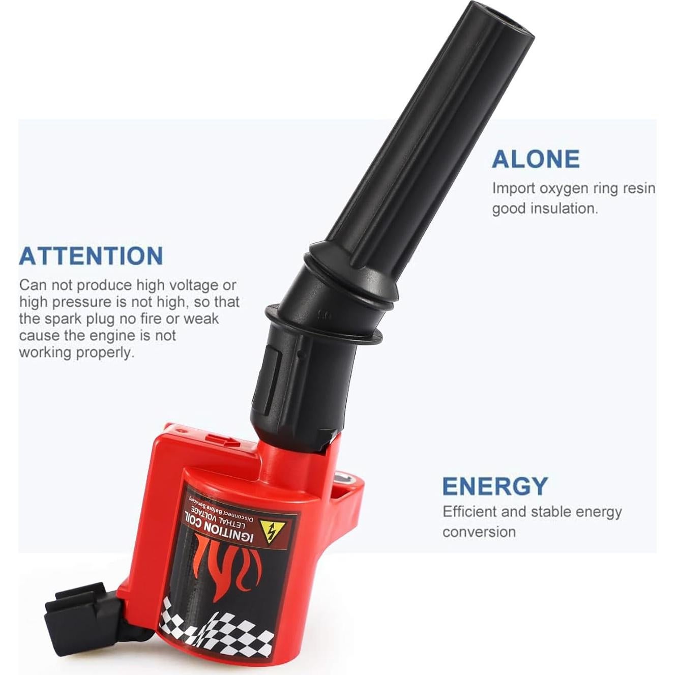 Paquete de 8 Bobinas de Encendido CarBole DG508 Curvas