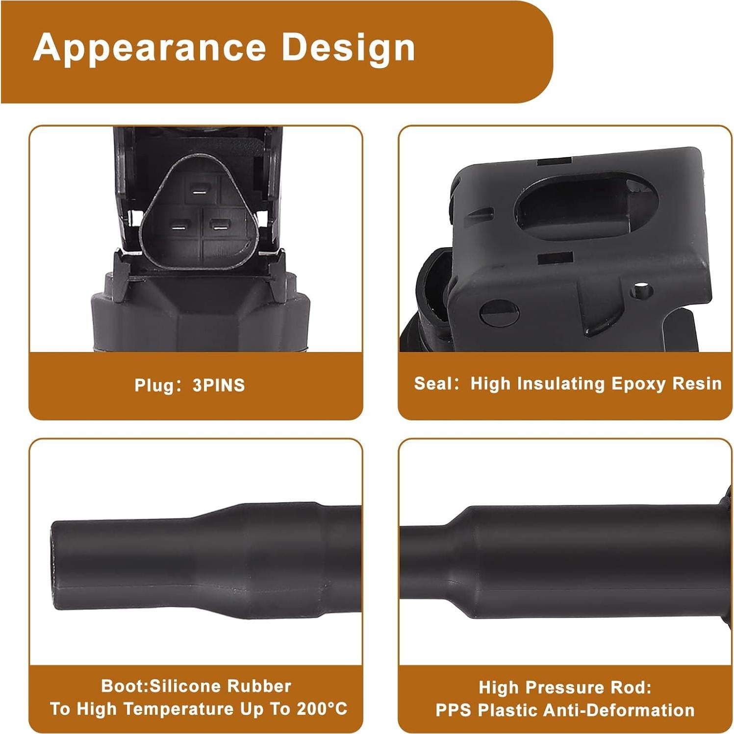 Juego de 6 Bobinas de Encendido AITAOTAO UF592 para BMW