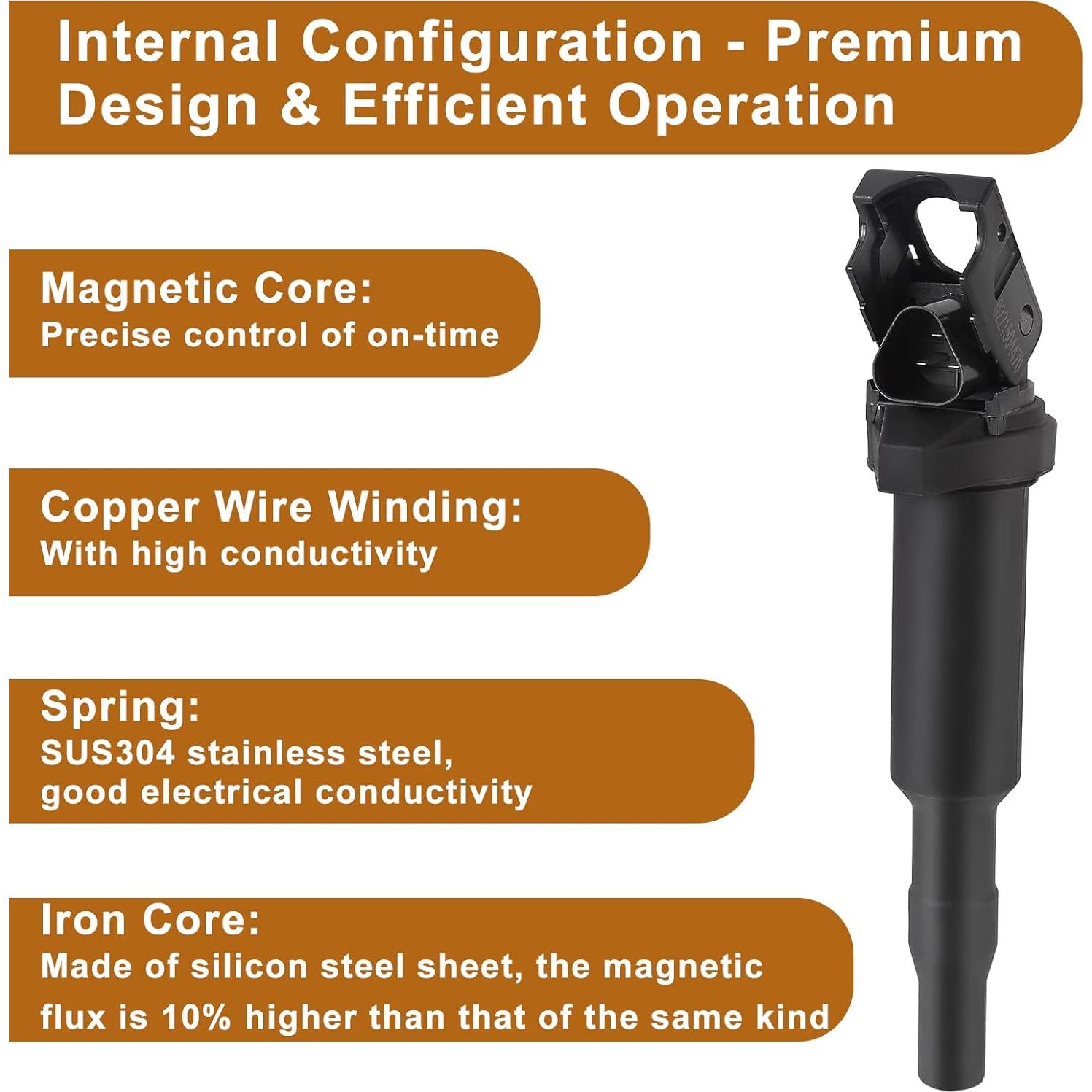 Juego de 6 Bobinas de Encendido AITAOTAO UF592 para BMW