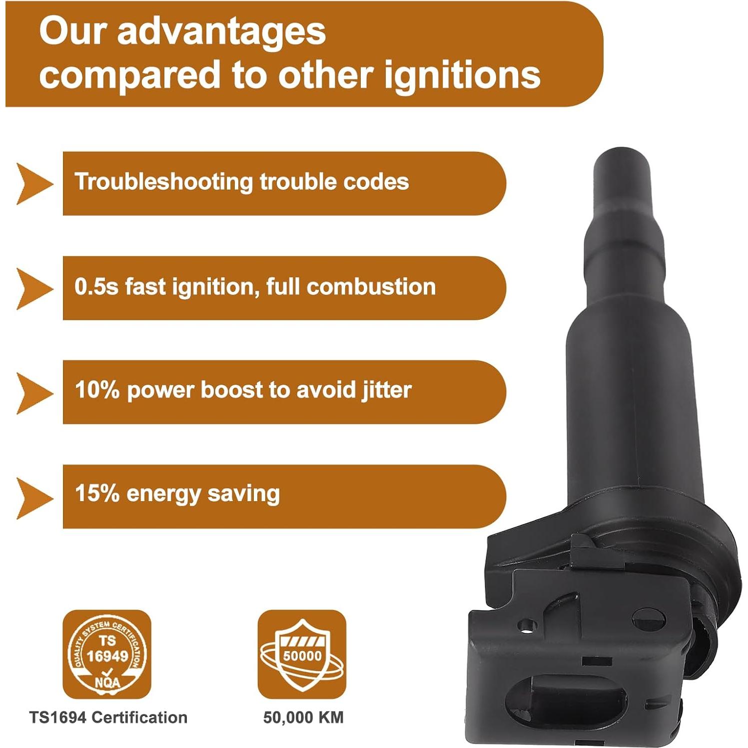 Juego de 6 Bobinas de Encendido AITAOTAO UF592 para BMW