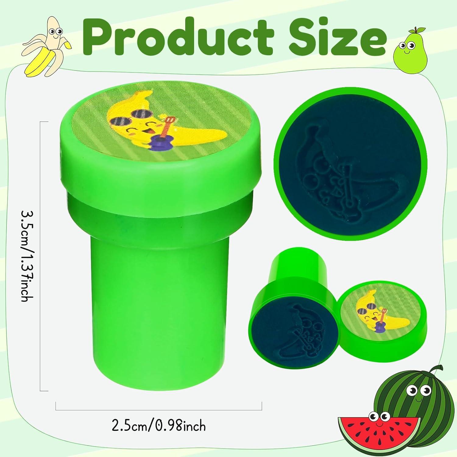 Sellos de Fiesta de Frutas Cinrobiye 24 Pcs Tutti Frutti