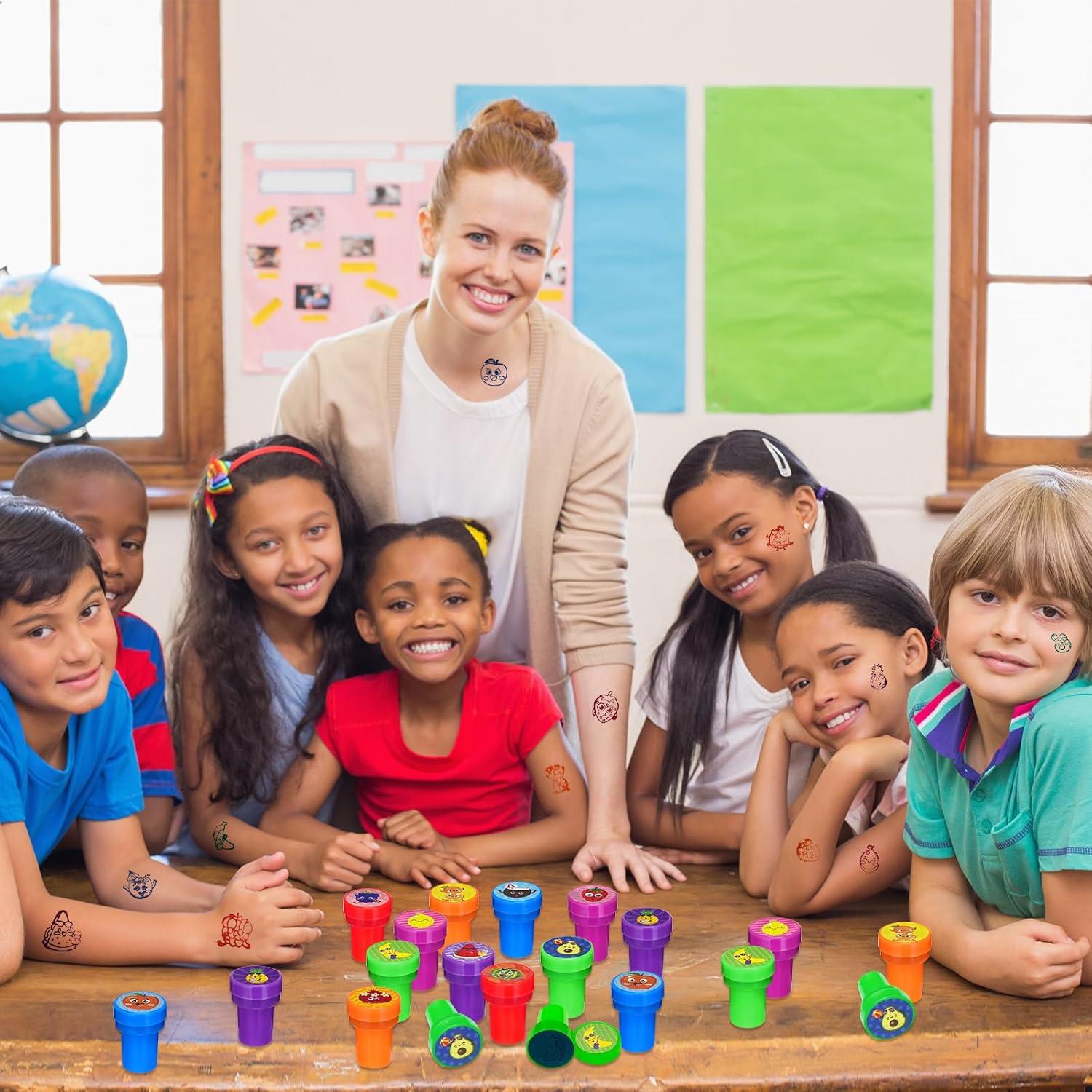 Sellos de Fiesta de Frutas Cinrobiye 24 Pcs Tutti Frutti