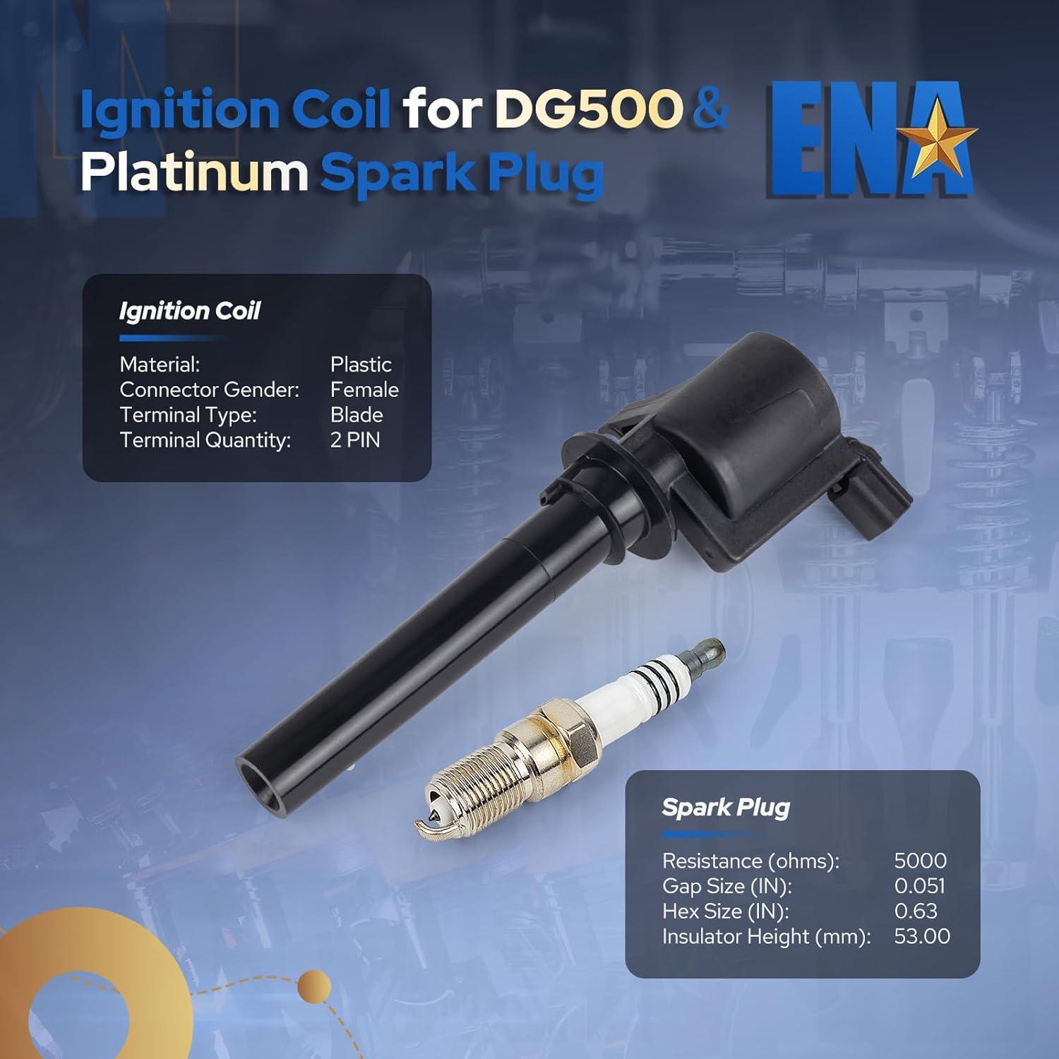 Juego de 6 Bobinas de Encendido ENA y Bujías SP493 3.0L