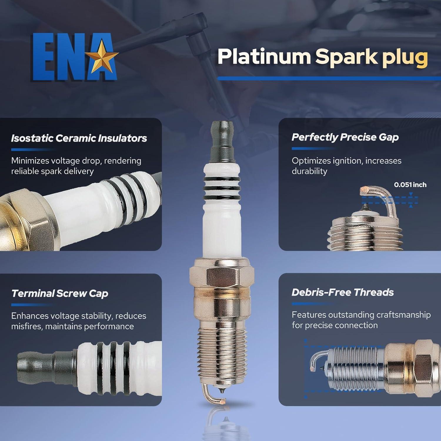 Juego de 6 Bobinas de Encendido ENA y Bujías SP493 3.0L