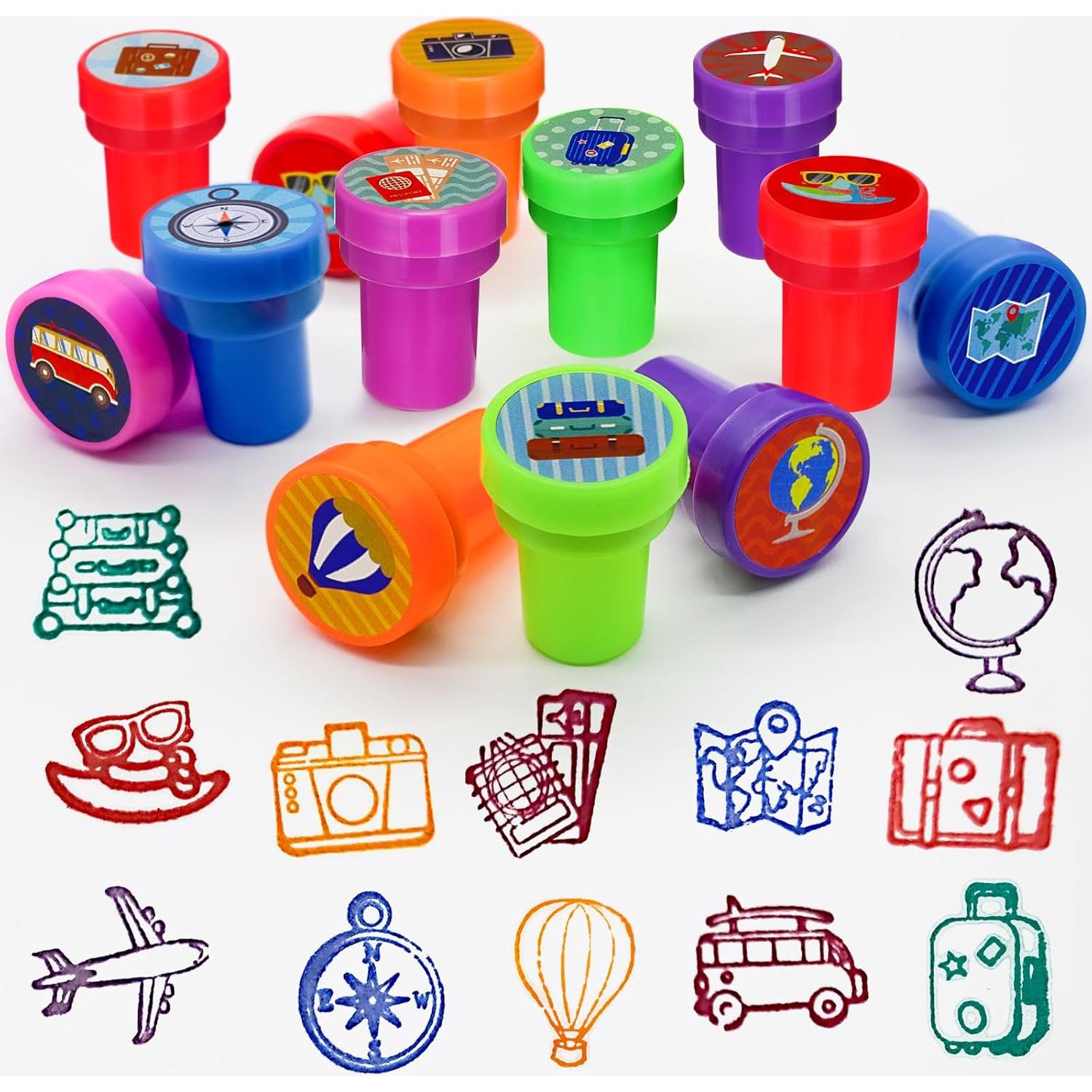 Sellos de Aventura Cinrobiye 24 Pcs para Niños y Niñas