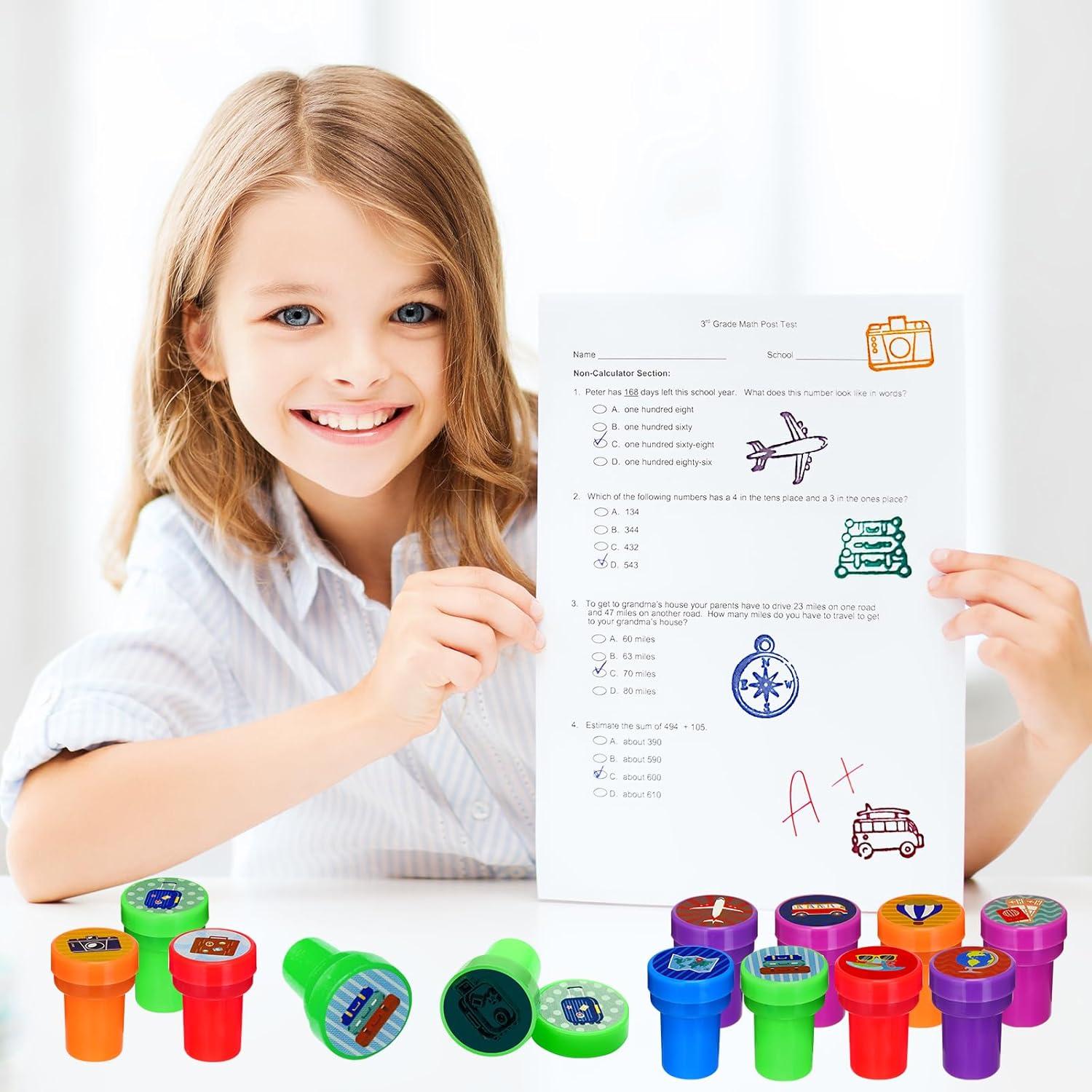 Sellos de Aventura Cinrobiye 24 Pcs para Niños y Niñas