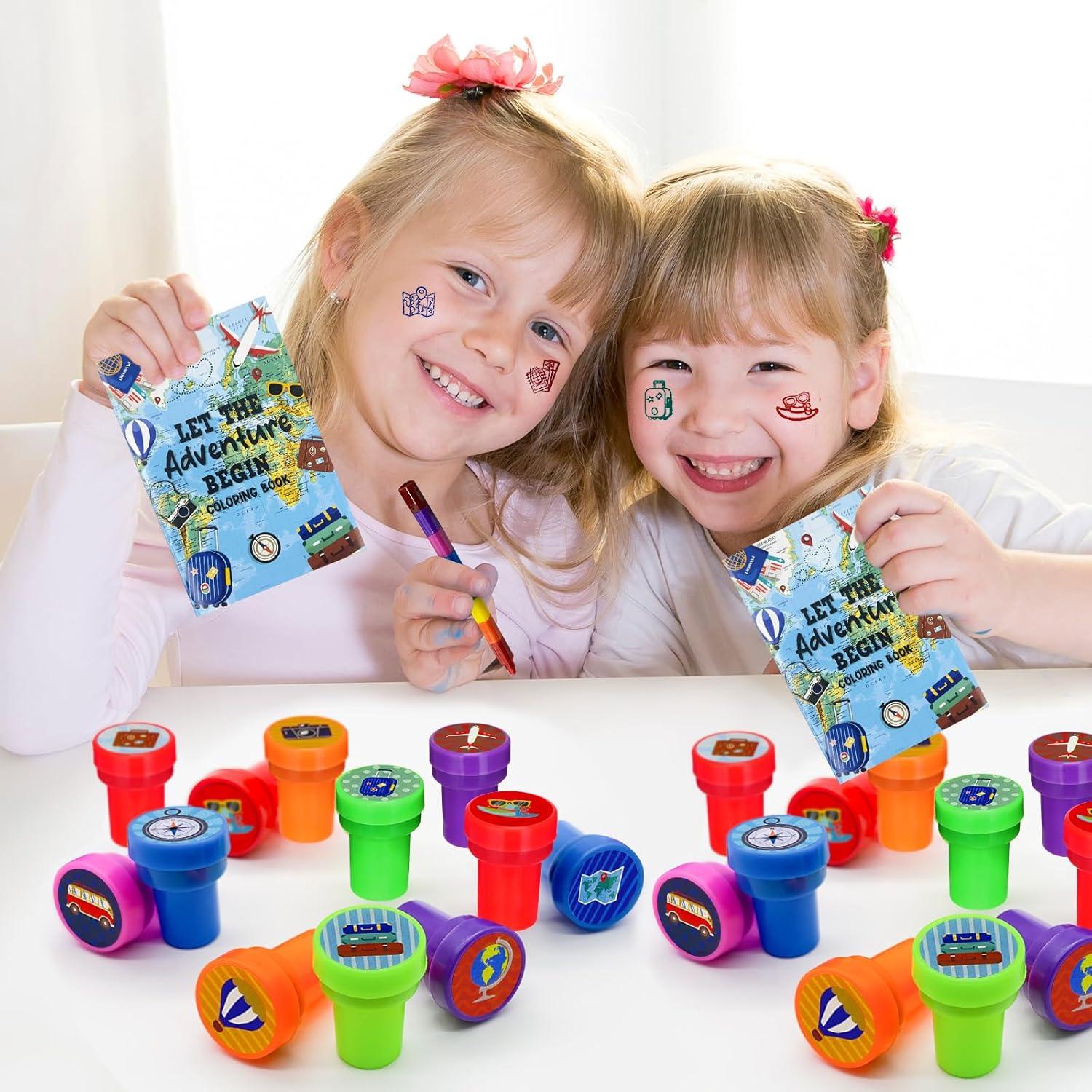 Sellos de Aventura Cinrobiye 24 Pcs para Niños y Niñas