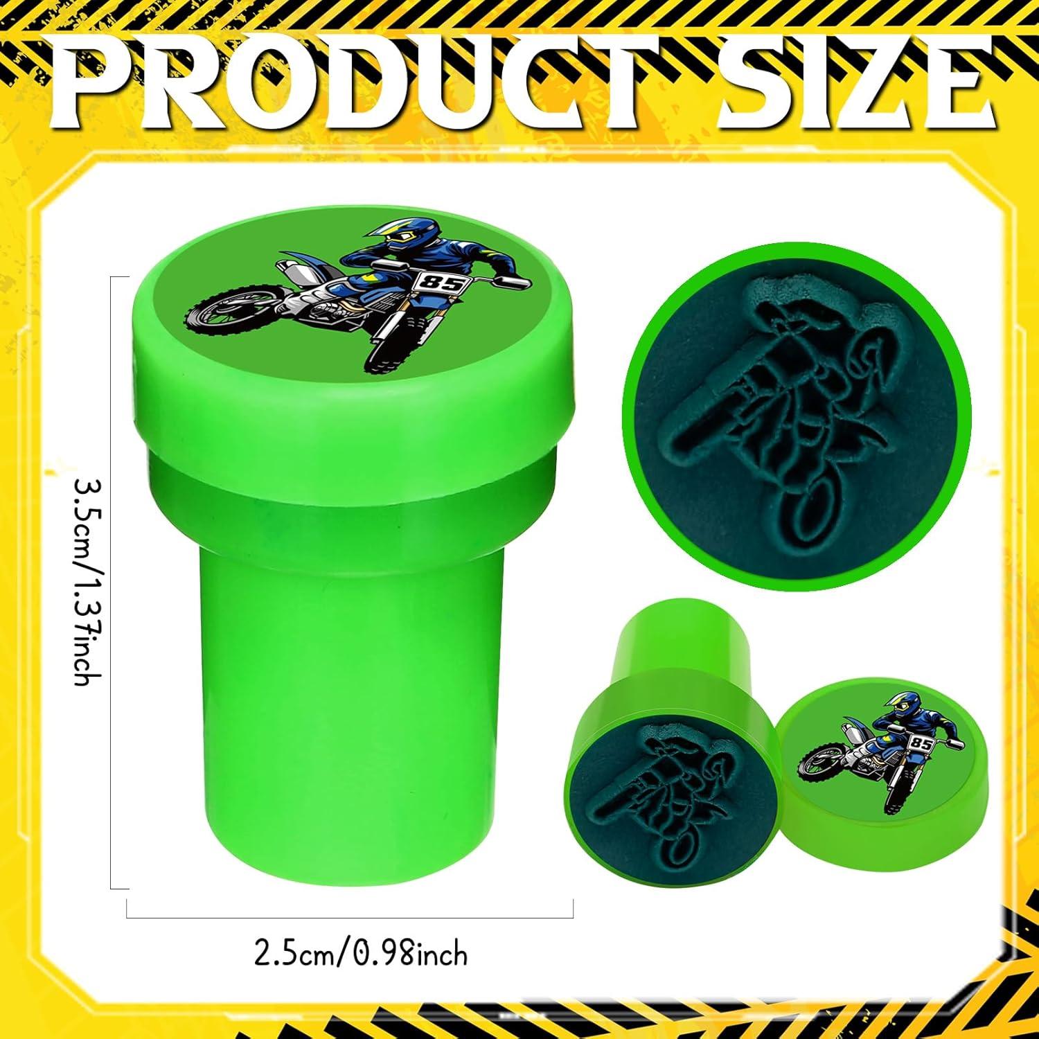 24 Sellos de Fiesta Motocicleta Cinrobiye - Cumpleaños