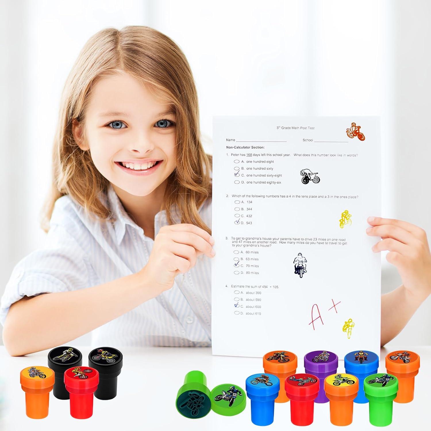 24 Sellos de Fiesta Motocicleta Cinrobiye - Cumpleaños