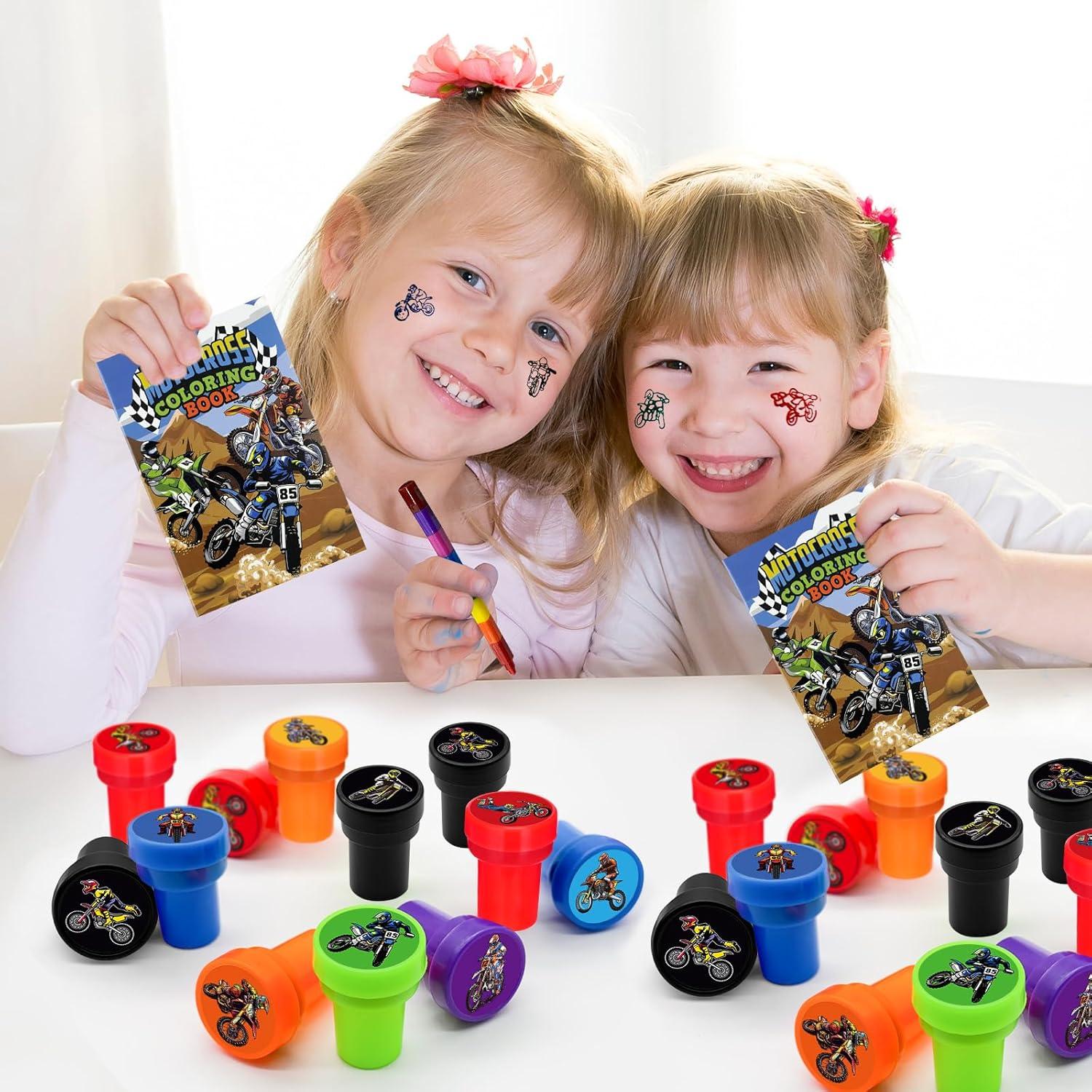 24 Sellos de Fiesta Motocicleta Cinrobiye - Cumpleaños