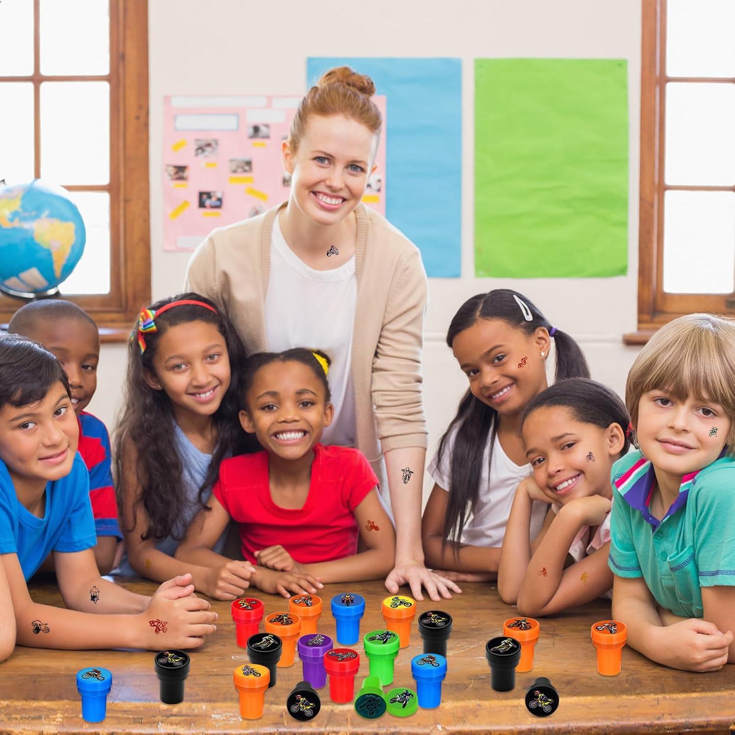 24 Sellos de Fiesta Motocicleta Cinrobiye - Cumpleaños