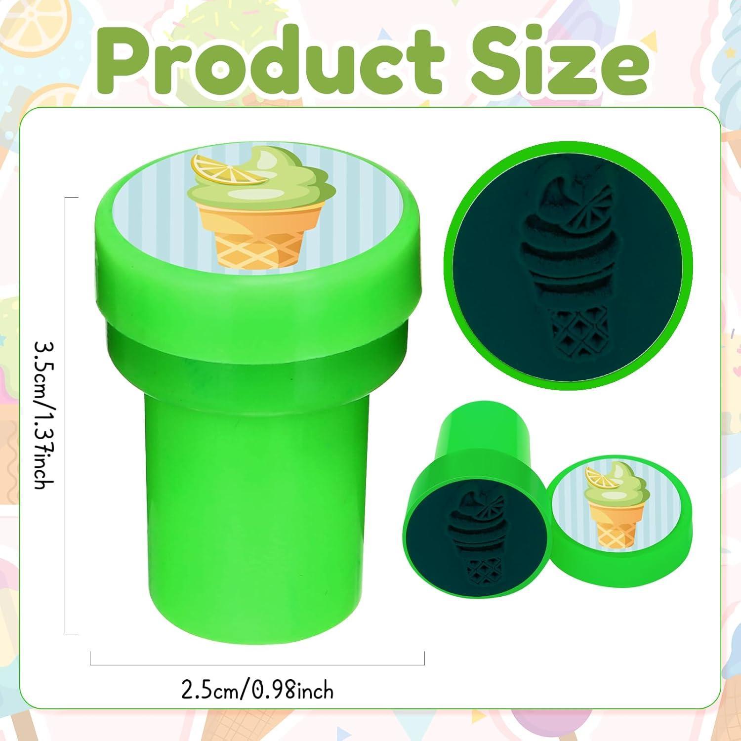 Sellos de Helado Cinrobiye 24 Pcs para Fiestas Infantiles