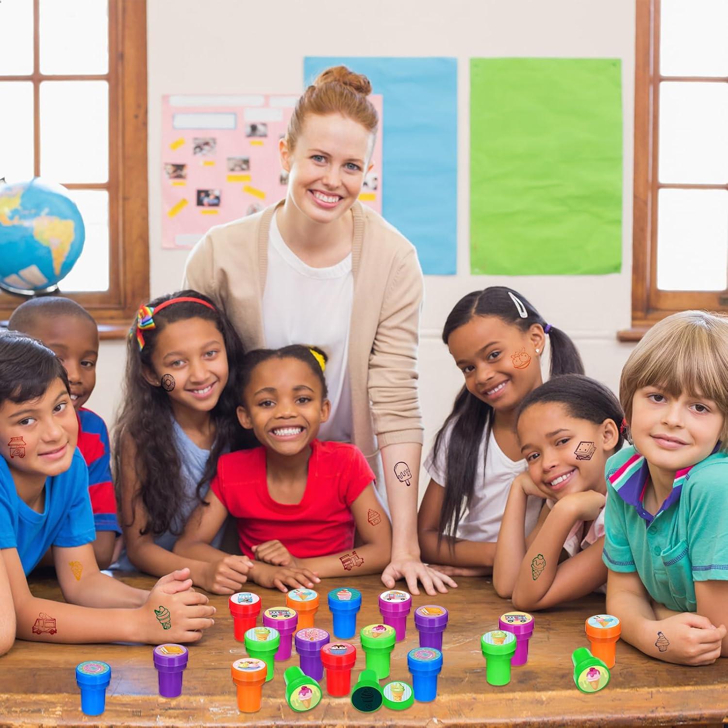 Sellos de Helado Cinrobiye 24 Pcs para Fiestas Infantiles