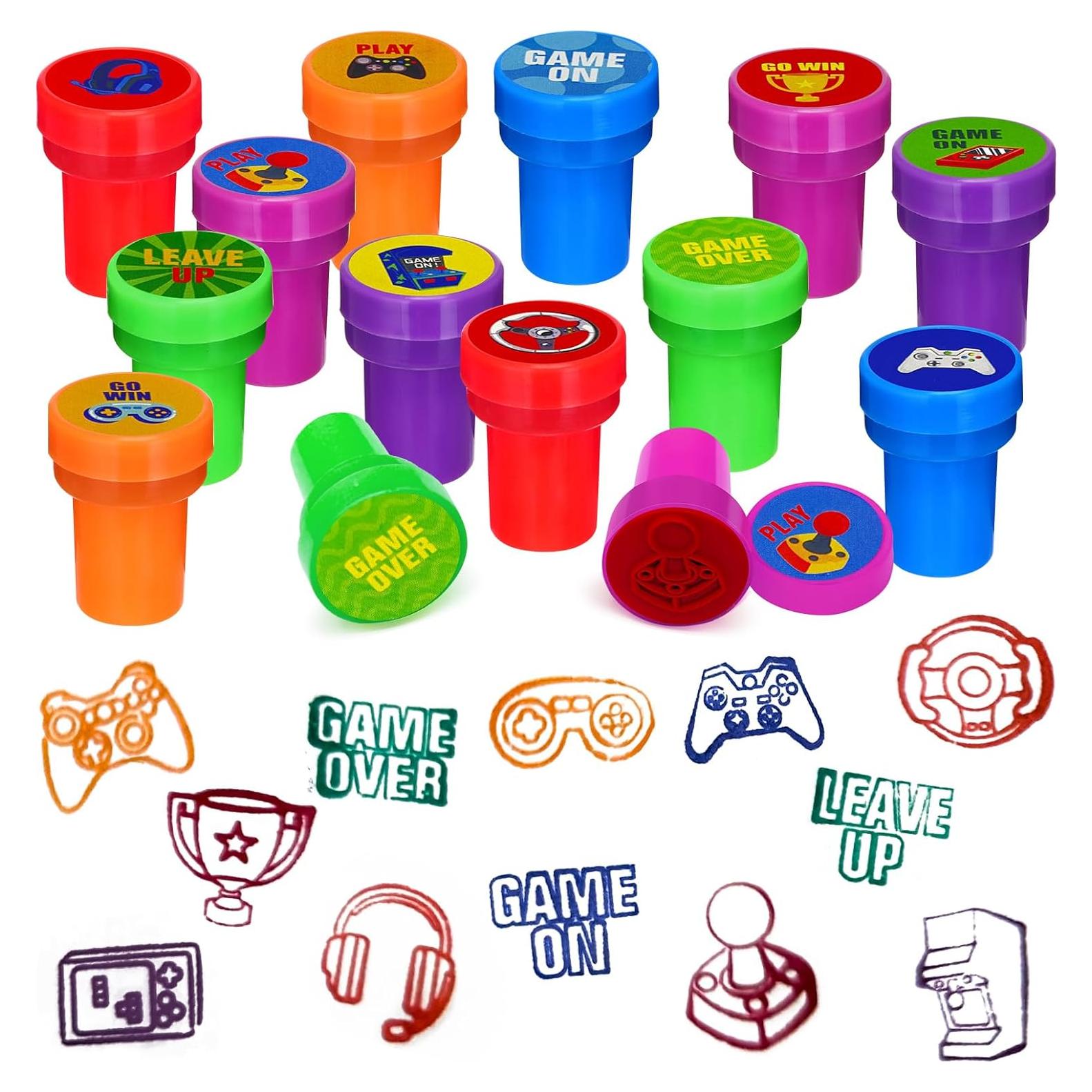 Sellos de Fiesta de Videojuegos Cinrobiye 24 PCS Creativos
