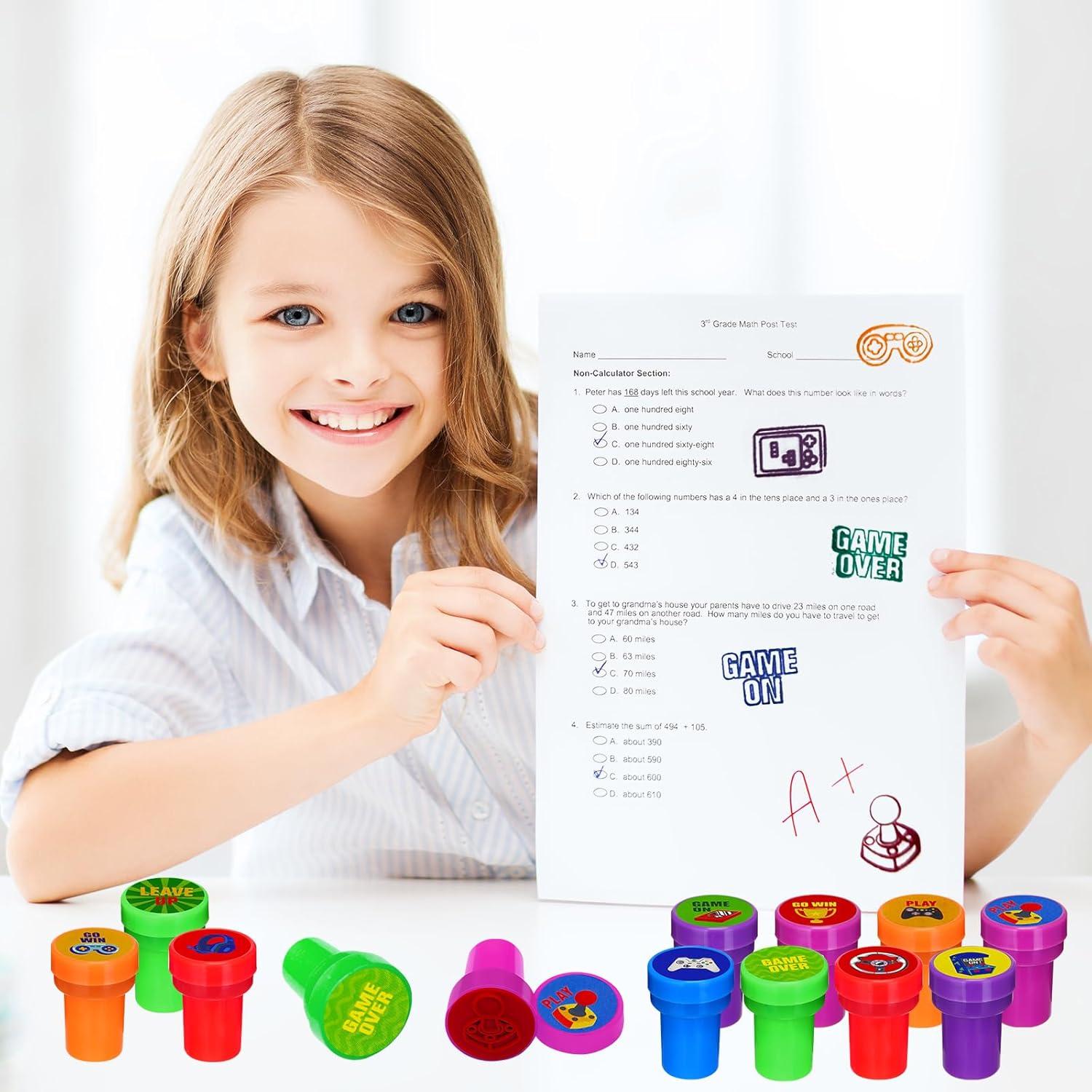 Sellos de Fiesta de Videojuegos Cinrobiye 24 PCS Creativos