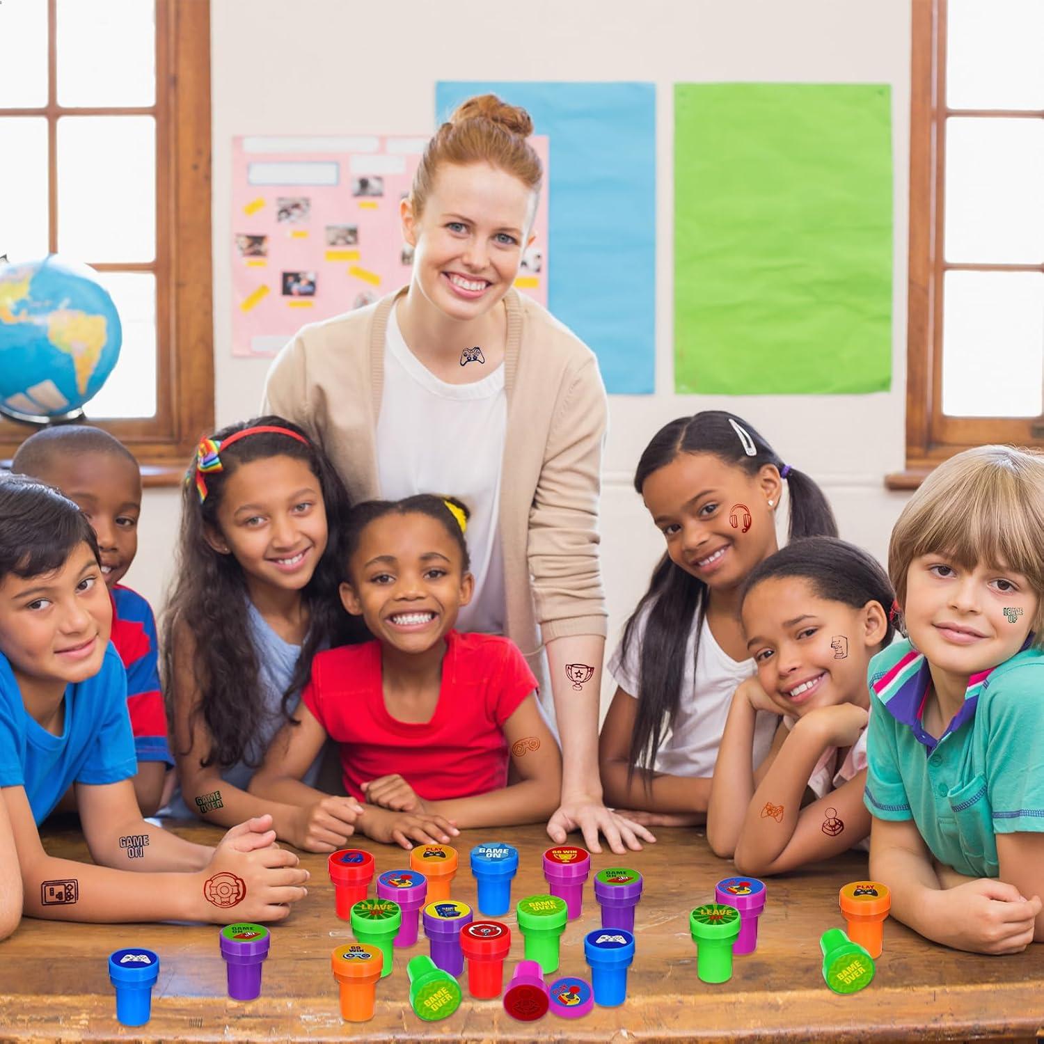 Sellos de Fiesta de Videojuegos Cinrobiye 24 PCS Creativos