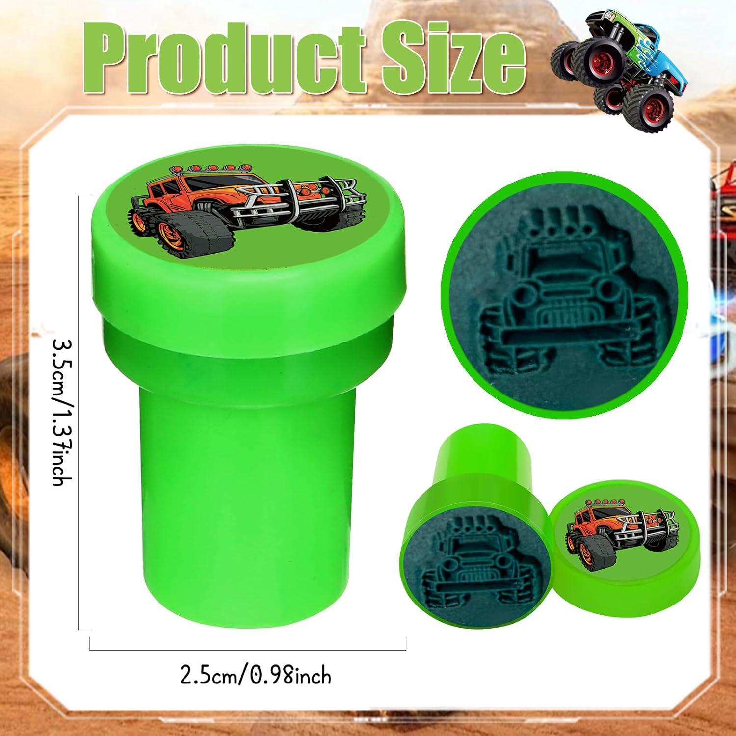 Sellos de Fiesta Camiones Monstruo Cinrobiye 24 Pcs