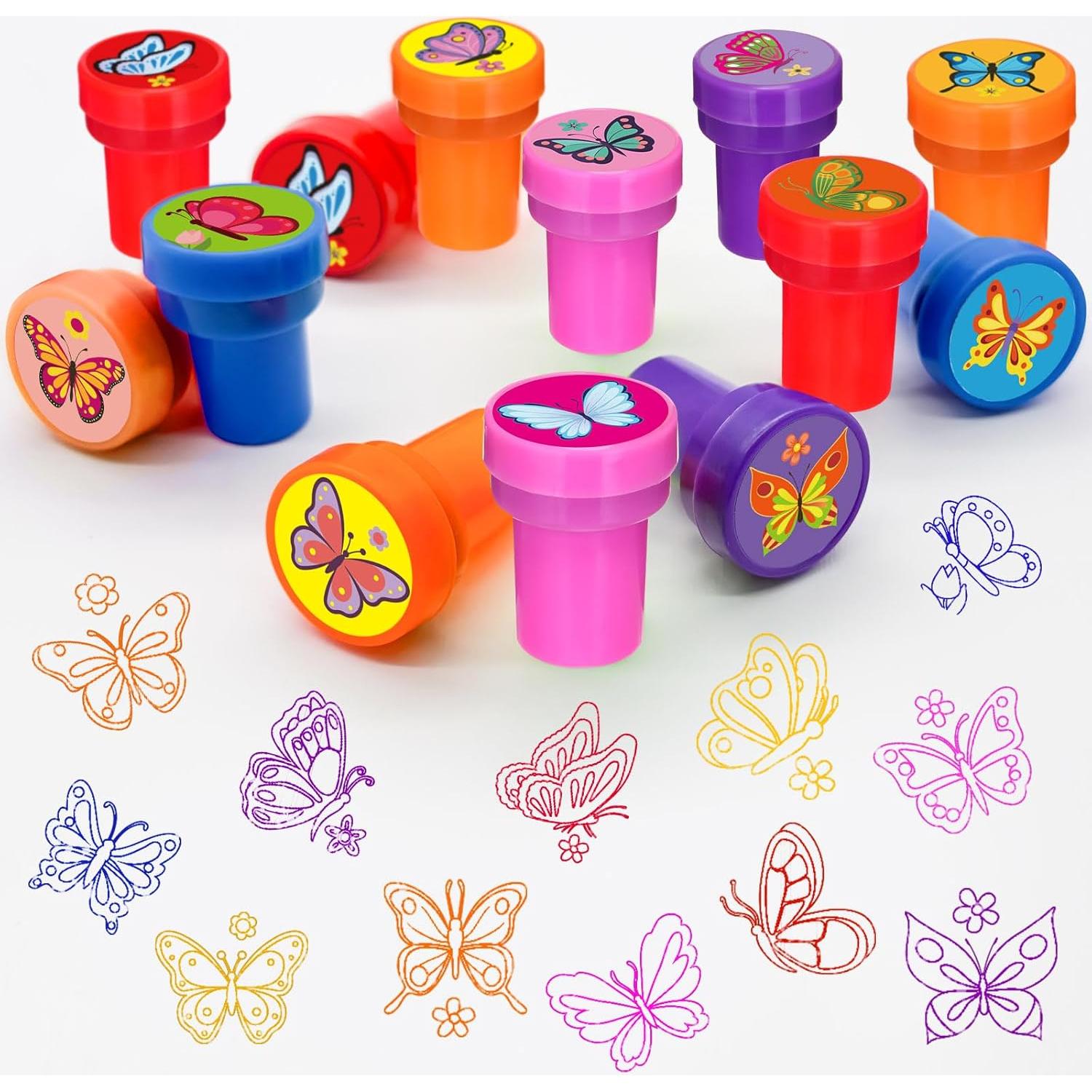 Sellos de Fiesta Mariposa 24 PCS Cinrobiye - Diversión Infantil