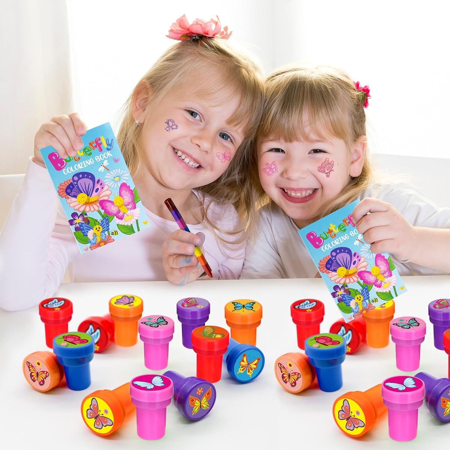 Sellos de Fiesta Mariposa 24 PCS Cinrobiye - Diversión Infantil