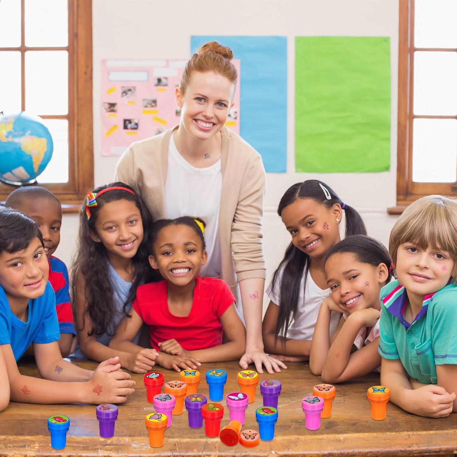 Sellos de Fiesta Mariposa 24 PCS Cinrobiye - Diversión Infantil