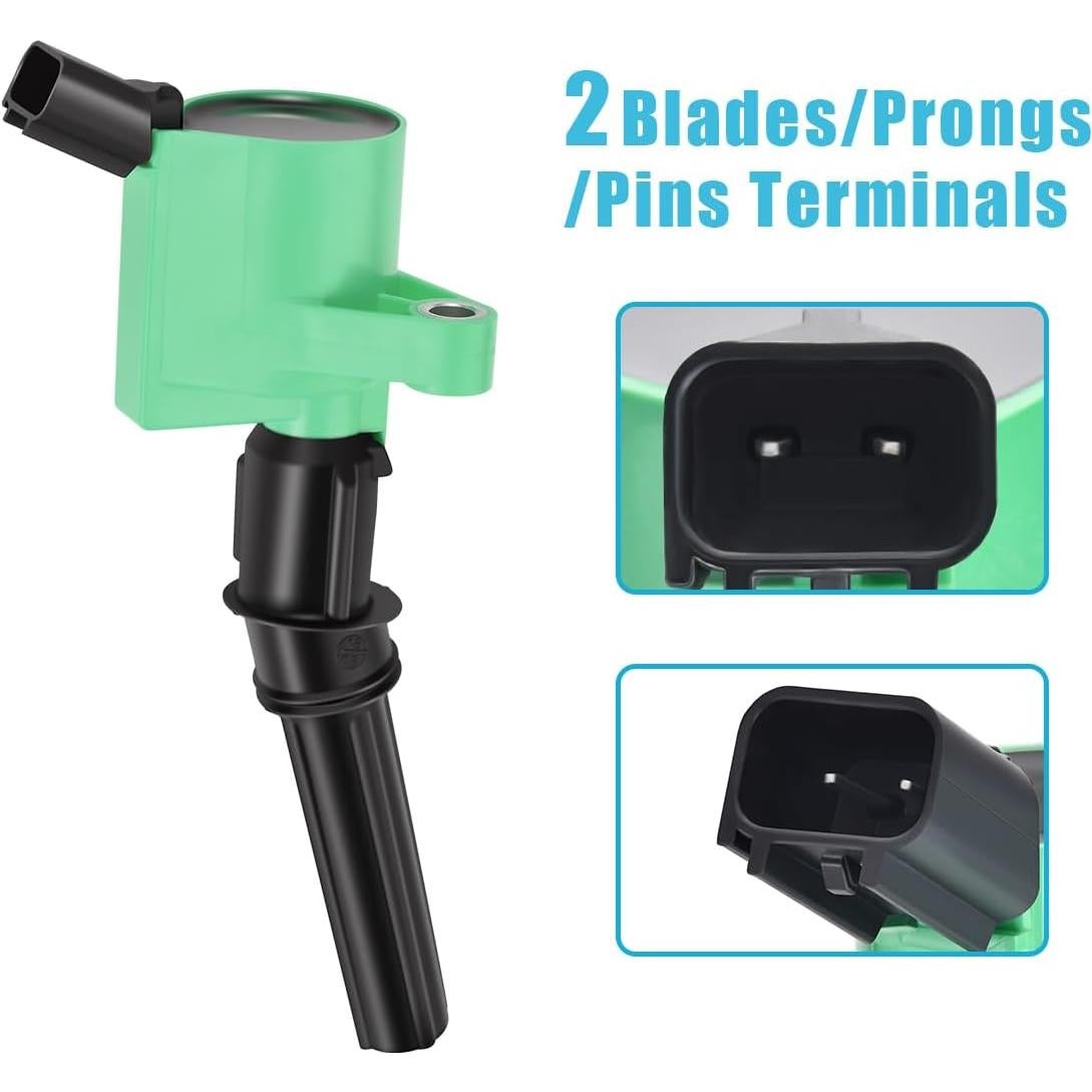 Juego de 8 Bobinas de Encendido MAS DG508 + Bujías SP479 Ford