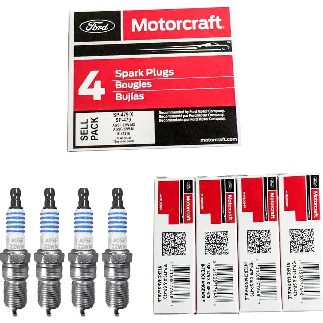 Juego de 8 Bobinas de Encendido MAS DG508 + Bujías SP479 Ford