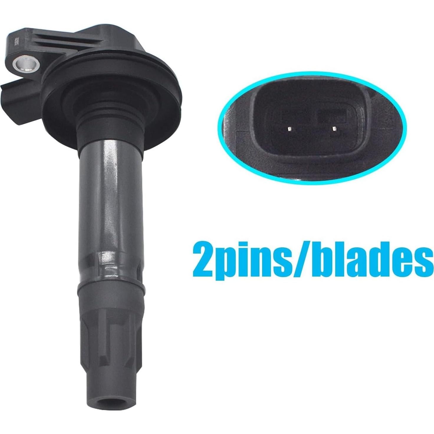 Paquete de Bobina de Encendido OYEAUTO UF553 y Bujías Iridio