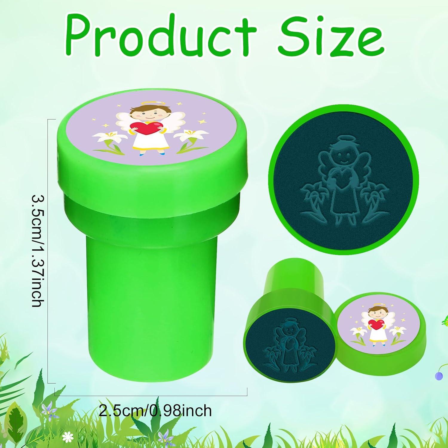 24 Sellos Cristianos Cinrobiye para Manualidades y Fiestas