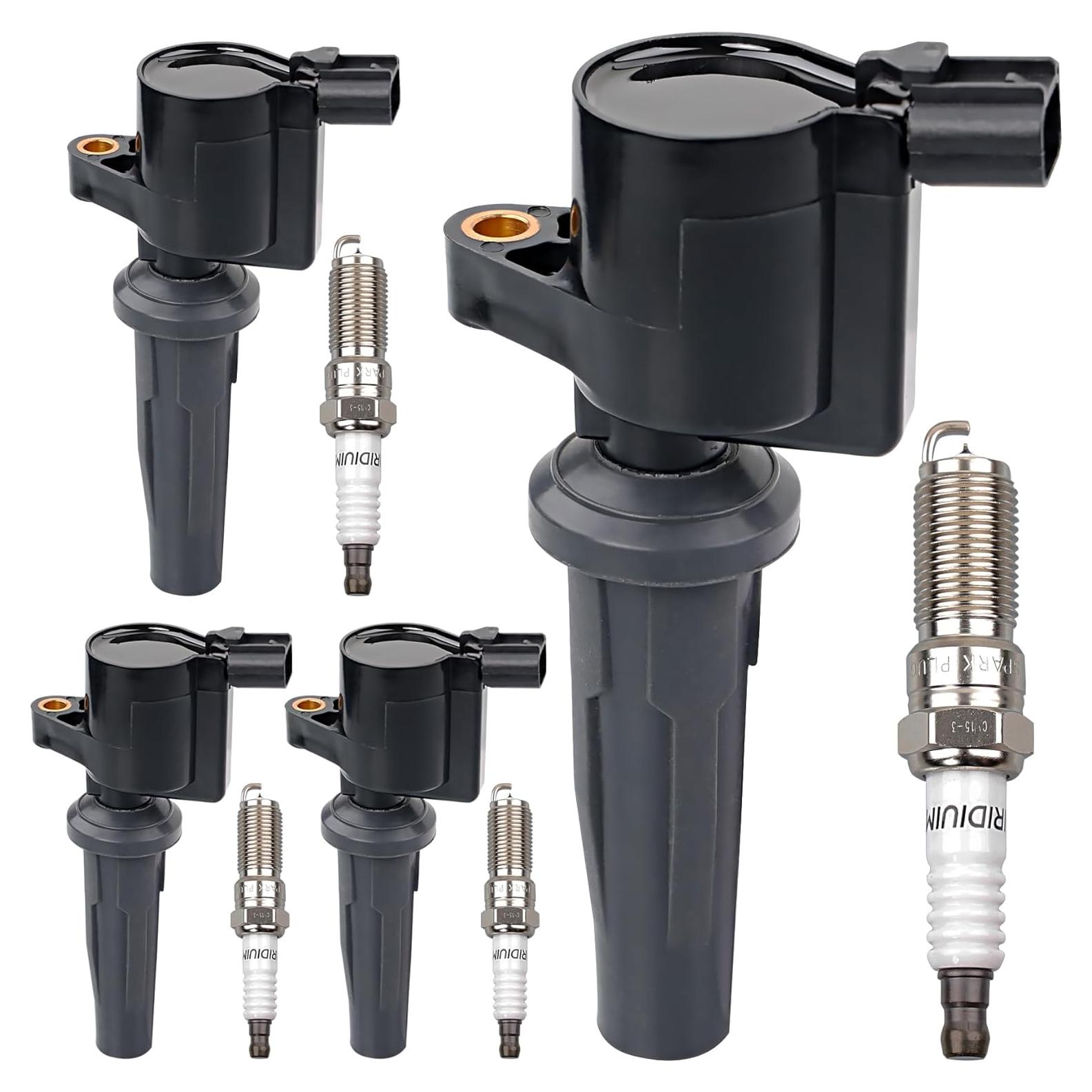Paquete de Bobinas de Encendido y Bujías HQPASFY UF621 para Ford y Lincoln