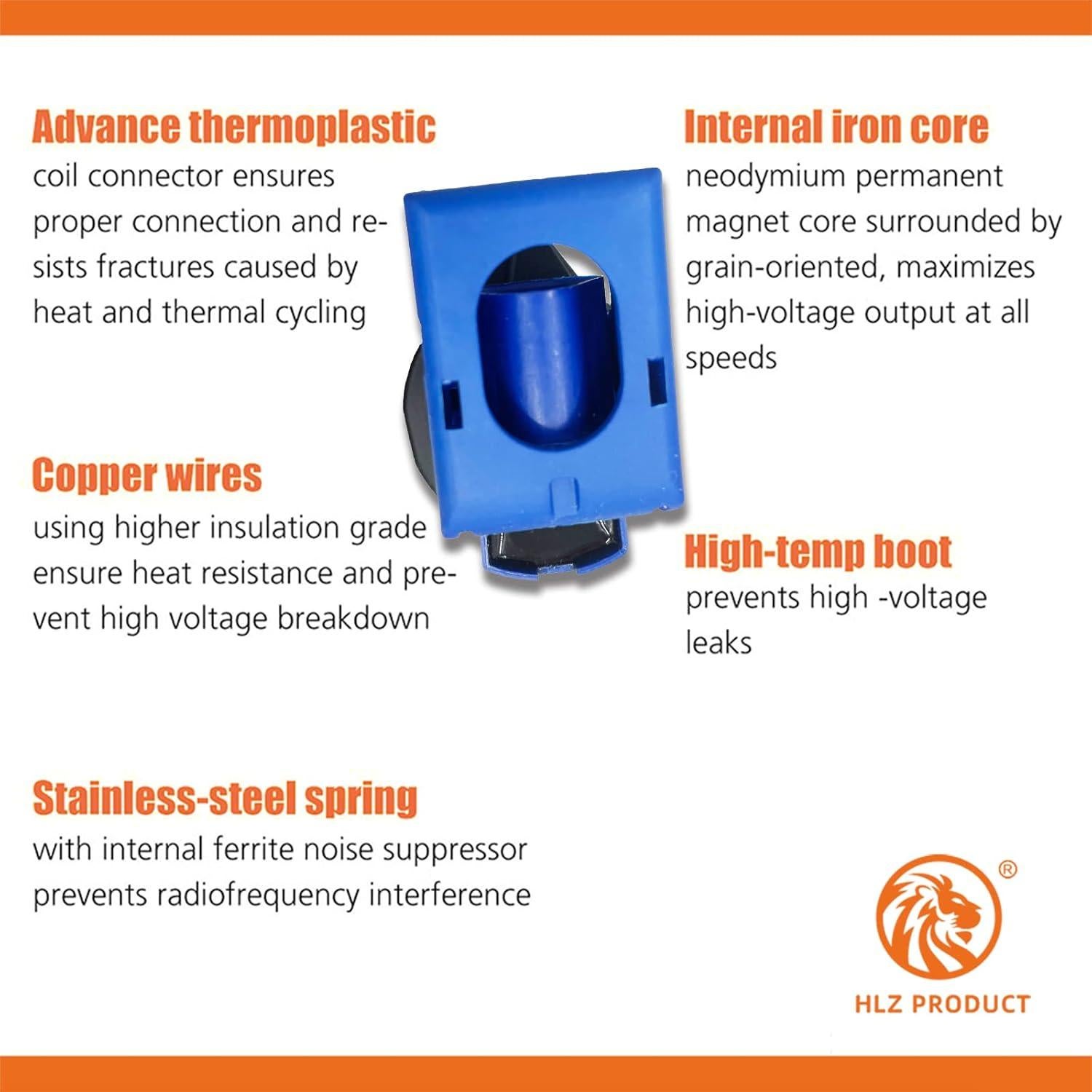 Bobina de Encendido HLZ PRODUCT UF667 Compatible BMW