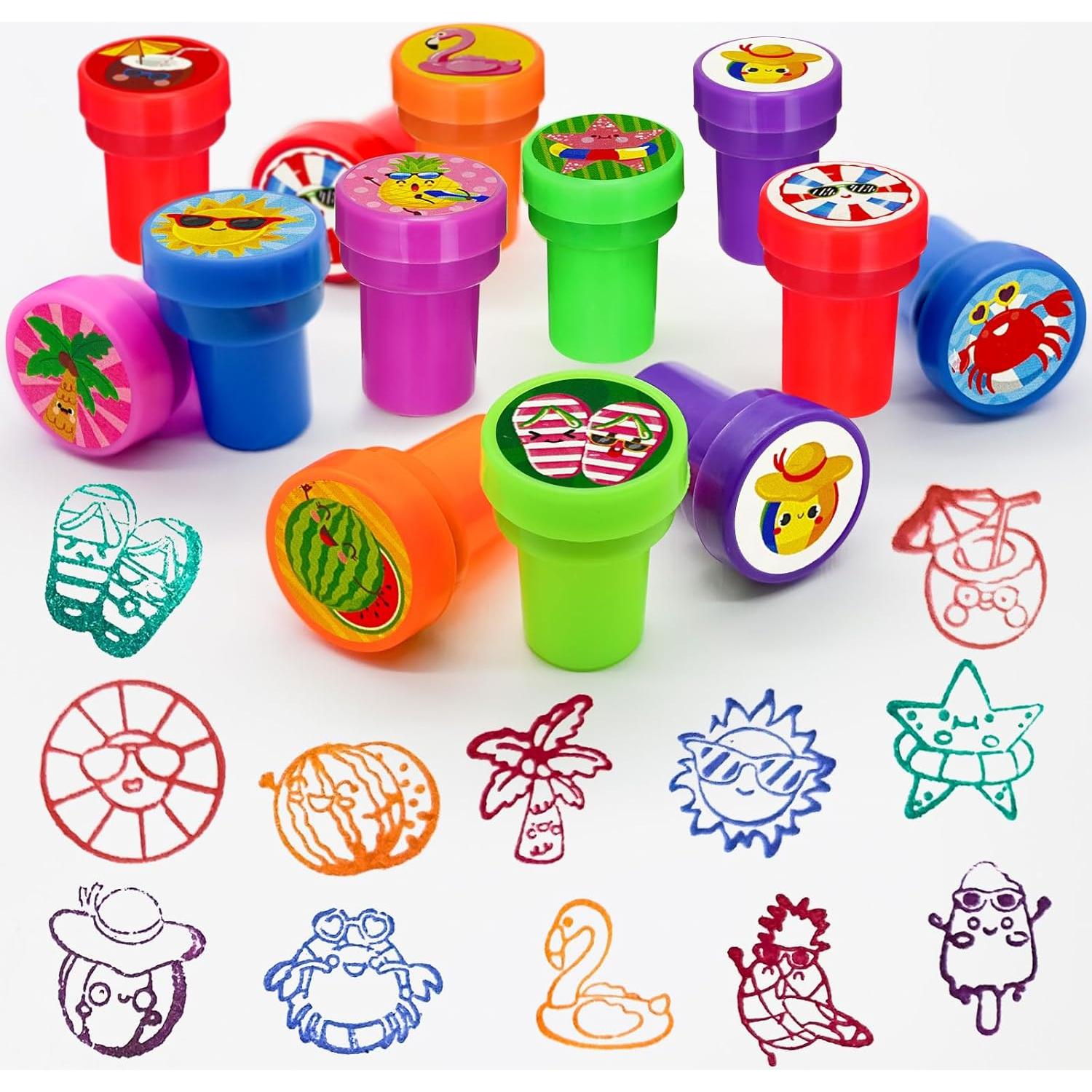 Sellos de Fiesta de Playa Cinrobiye 24 Piezas Tropicales