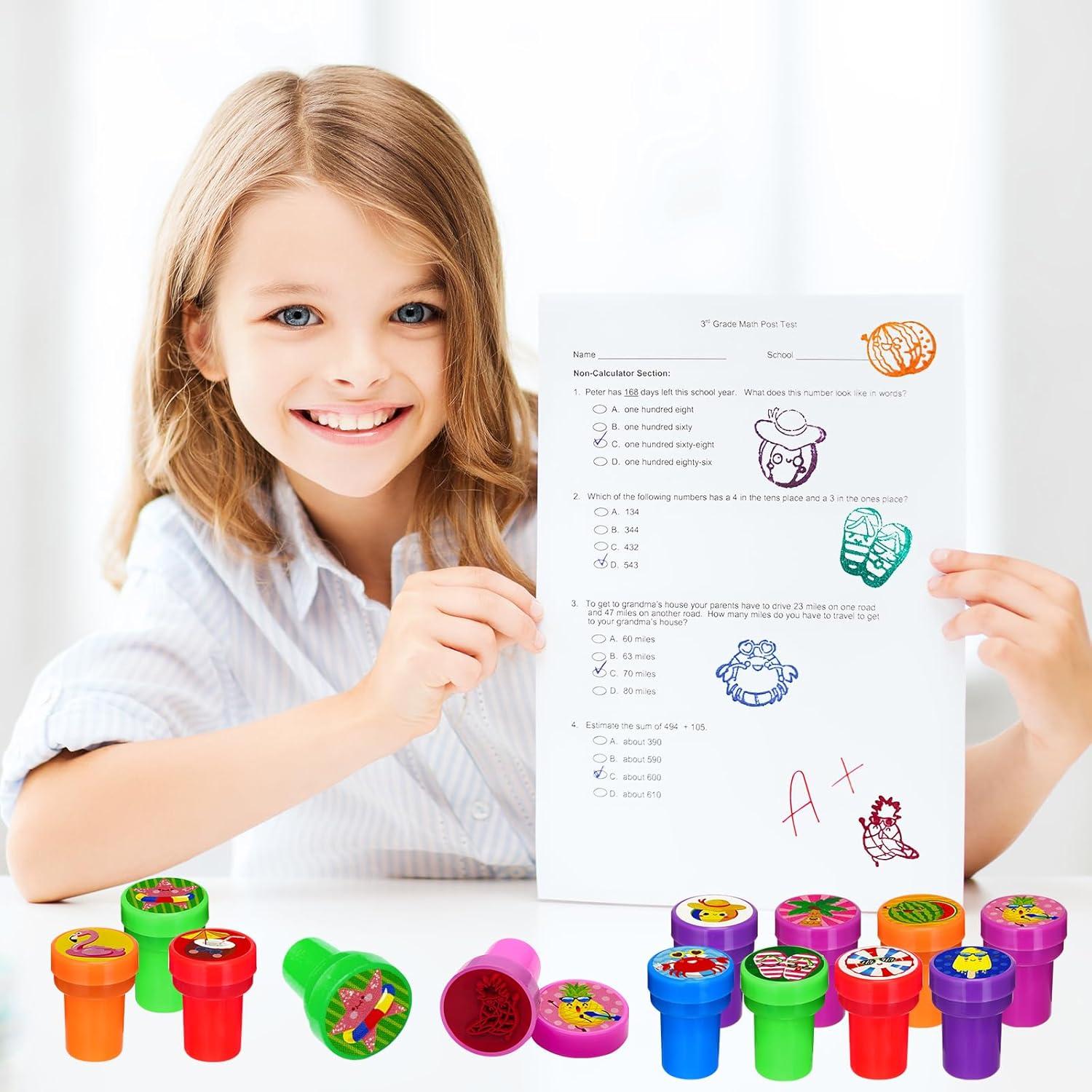 Sellos de Fiesta de Playa Cinrobiye 24 Piezas Tropicales