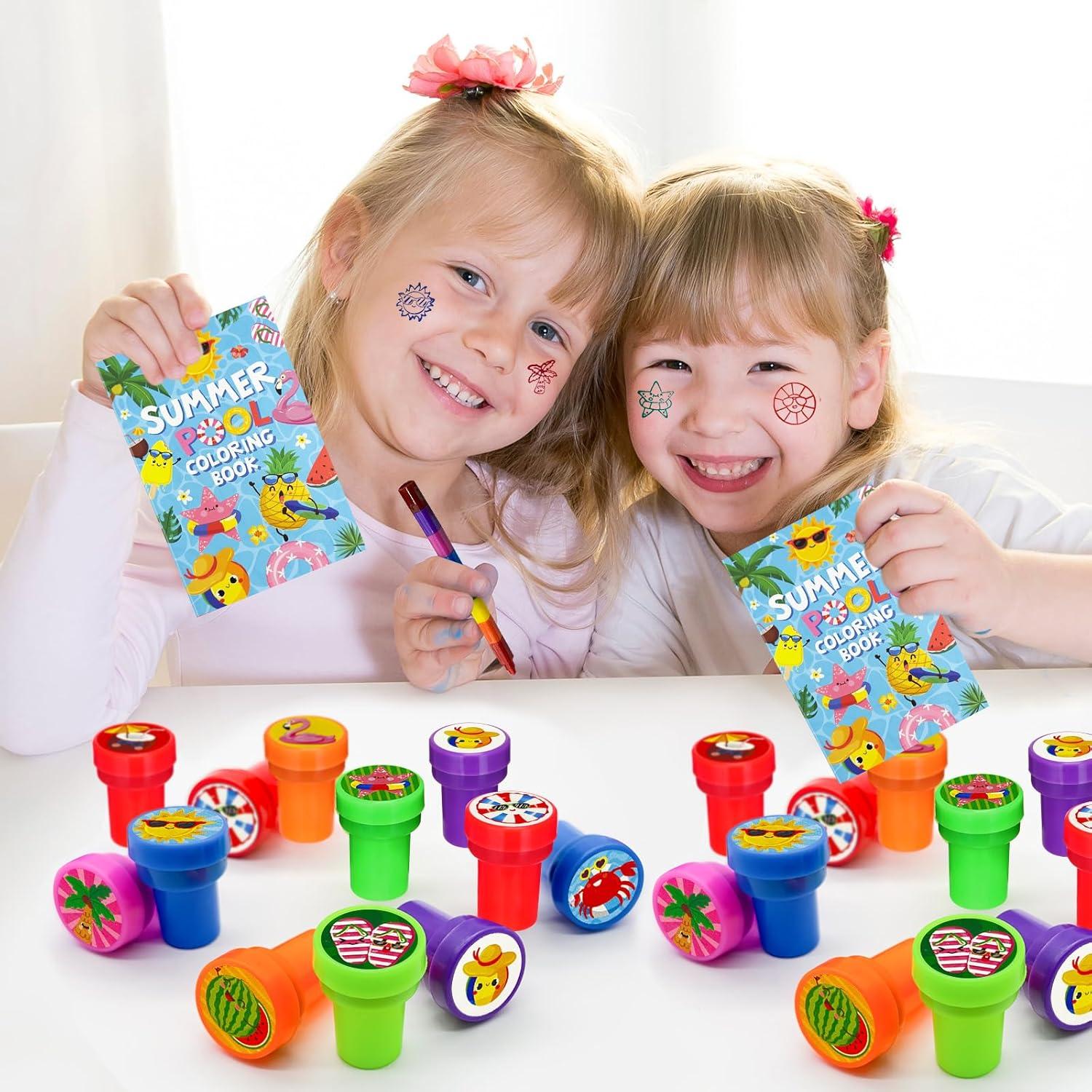 Sellos de Fiesta de Playa Cinrobiye 24 Piezas Tropicales