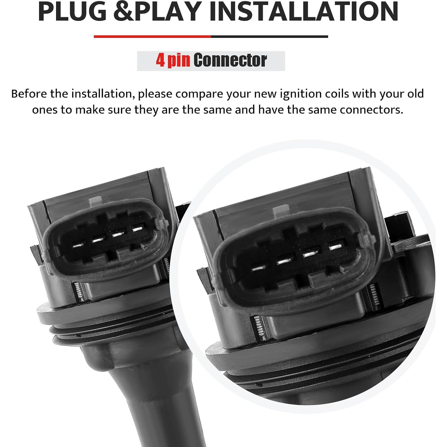 Bobinas de Encendido NPAUTO UF341 Juego de 5 para Volvo