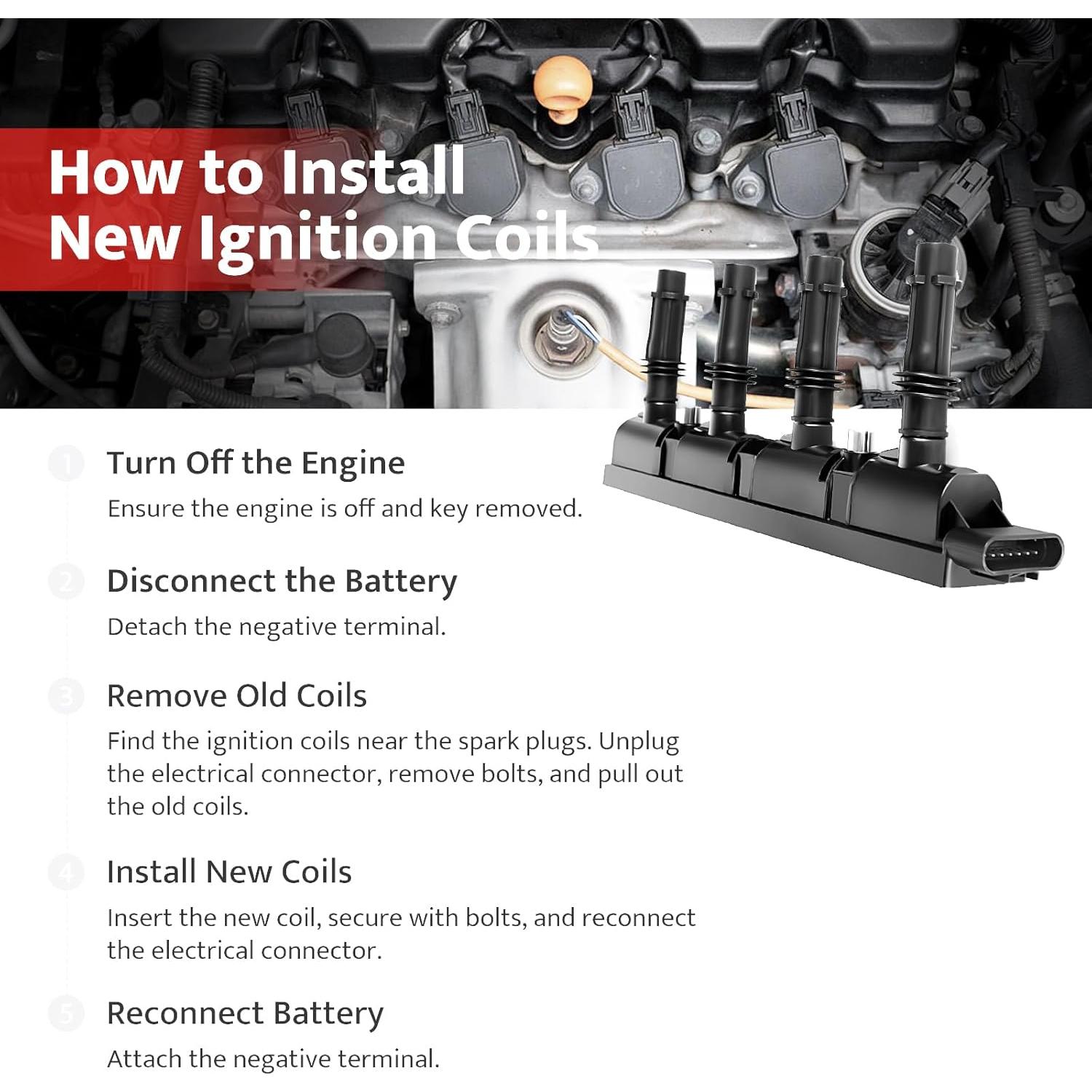 Bobina de Encendido NPAUTO UF-669 para Chevy y Buick