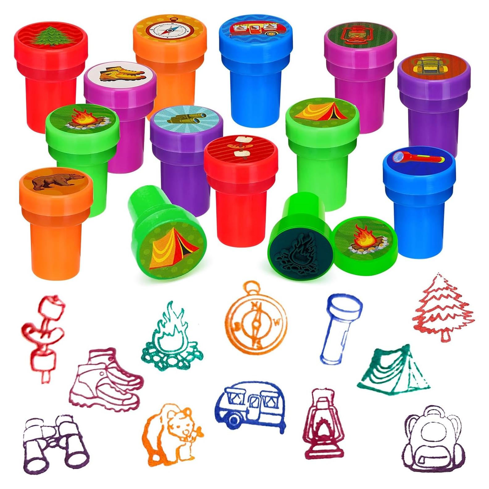 Sellos de Camping Cinrobiye 24 Pcs para Niños y Niñas