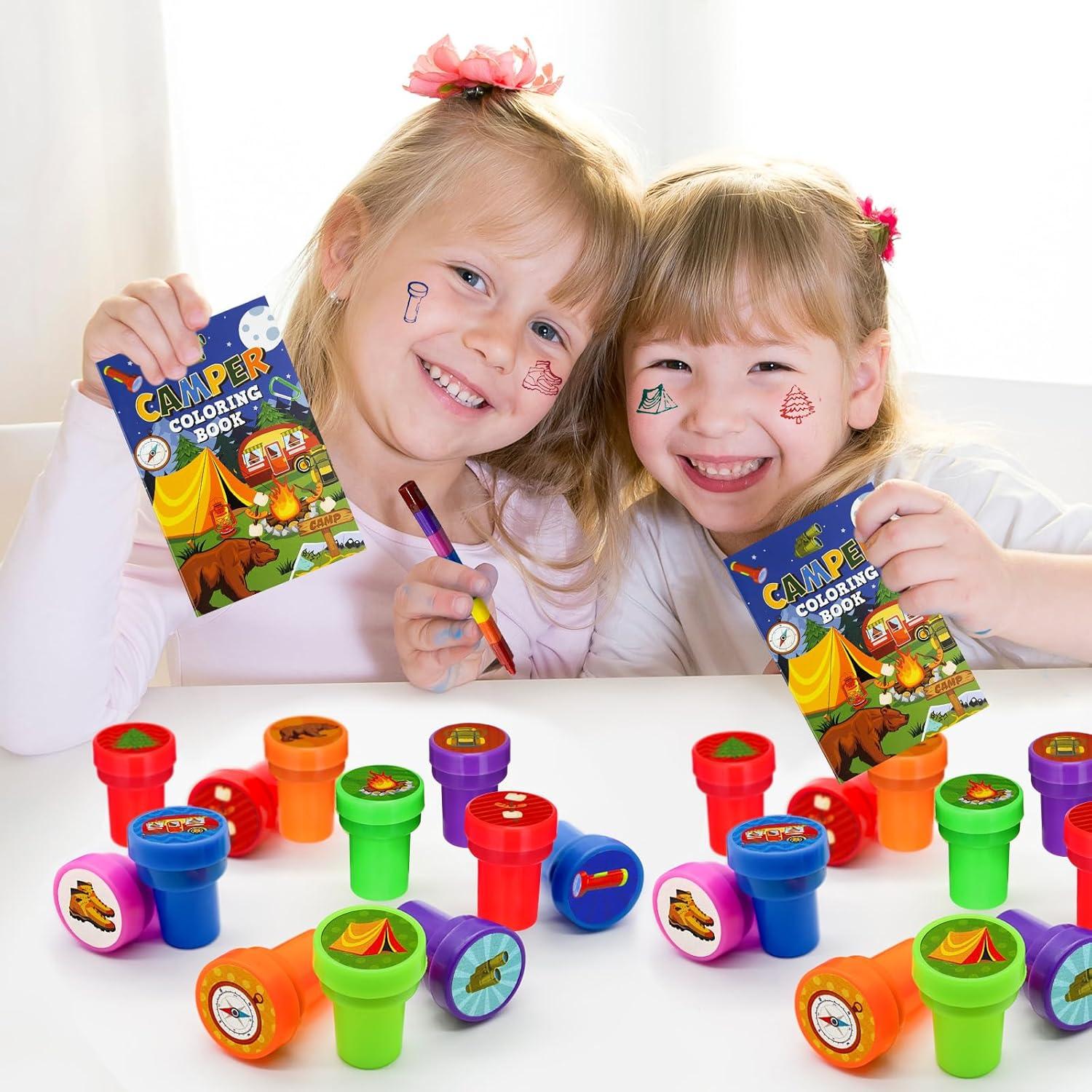 Sellos de Camping Cinrobiye 24 Pcs para Niños y Niñas