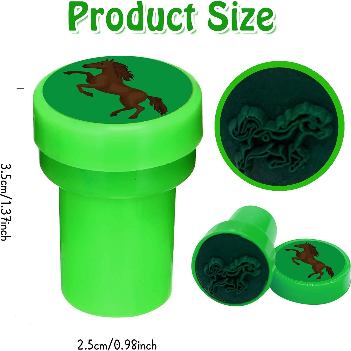 Sellos de Caballo Cinrobiye 24 Pcs para Fiestas y Manualidades