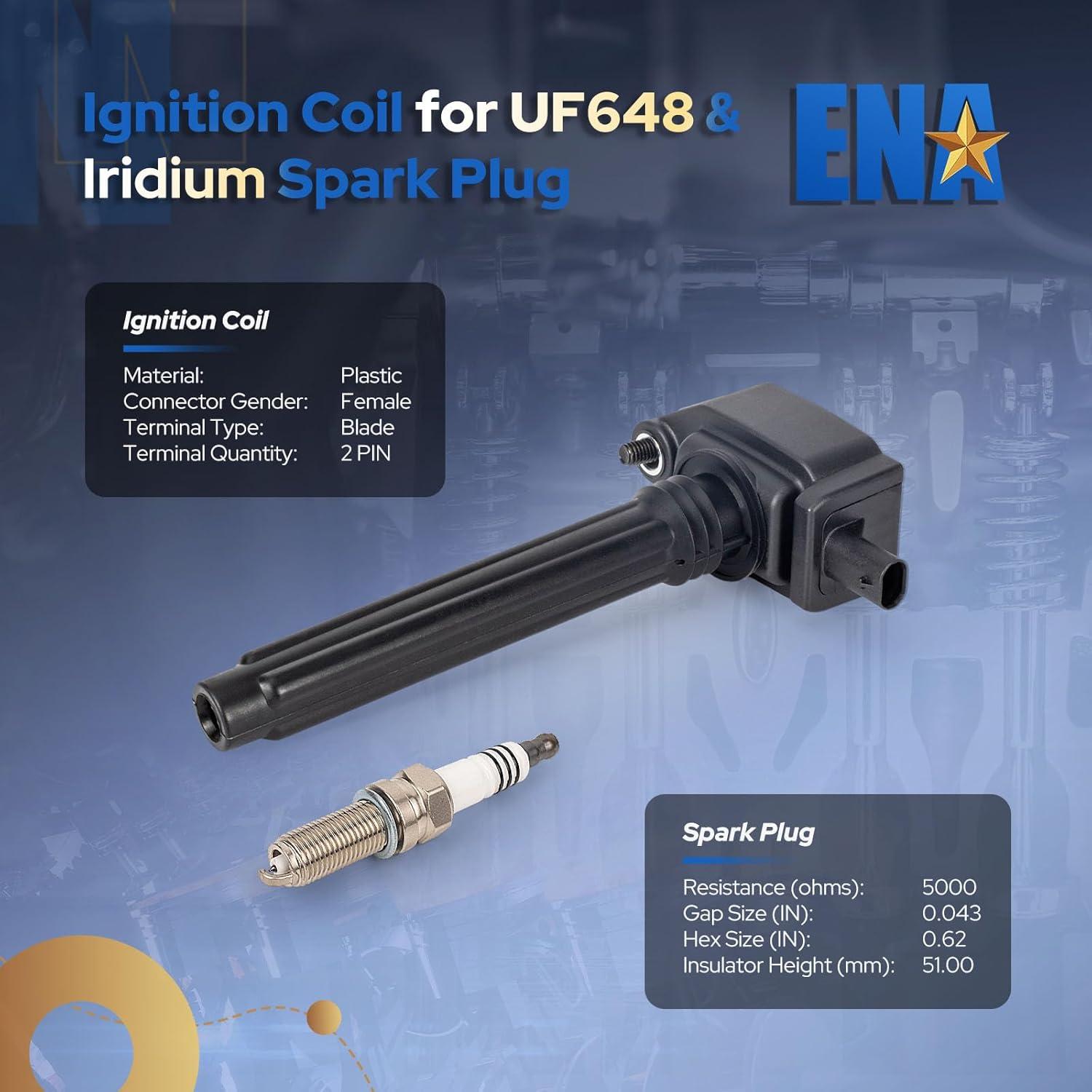 ENA Conjunto 6 Bobinas de Encendido y Bujías Iridio 3.6L V6