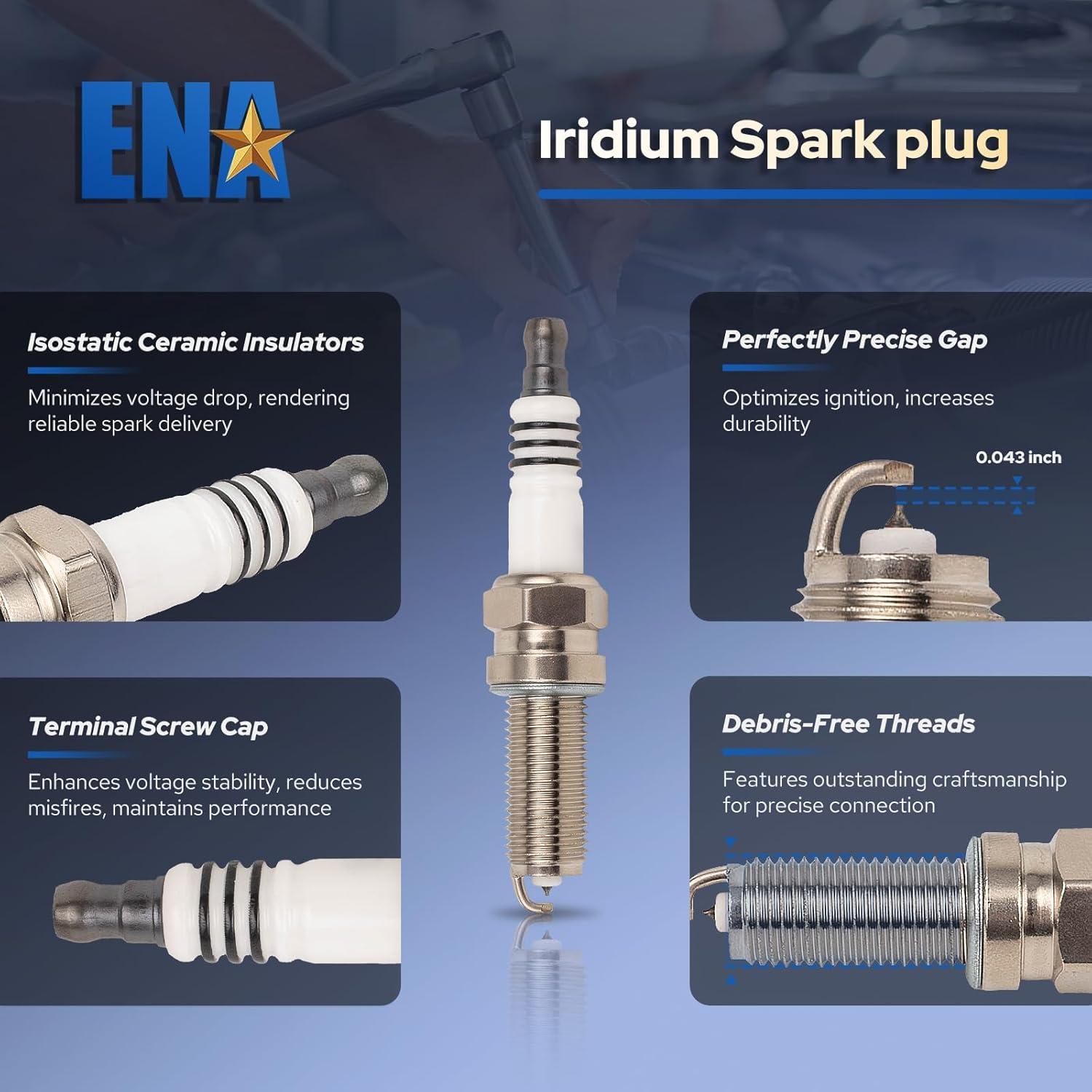 ENA Conjunto 6 Bobinas de Encendido y Bujías Iridio 3.6L V6