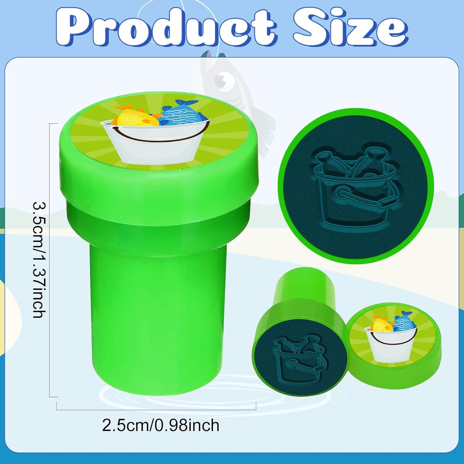 Sellos de Fiesta de Pesca Cinrobiye 24 PCS para Niños